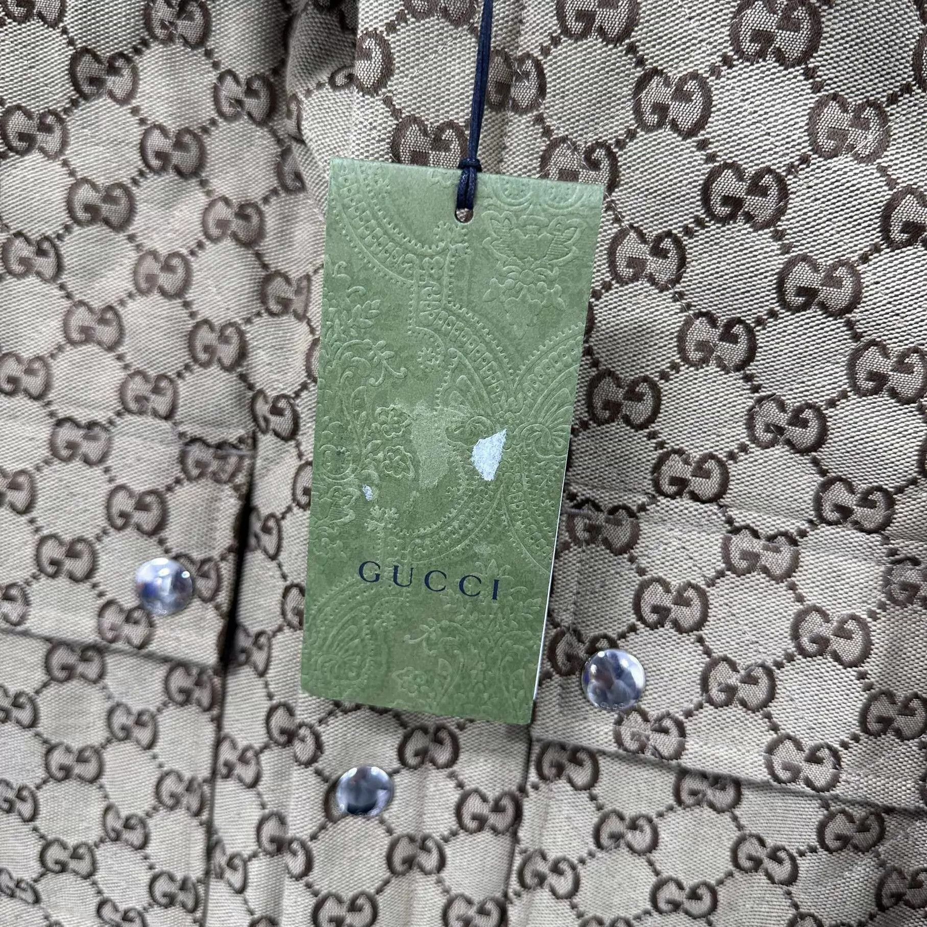 Gucci GUCCI GG monogram cotton quilted jacket size S new with tags Size M / US 6-8 / IT 42-44 - 5 Thumbnail