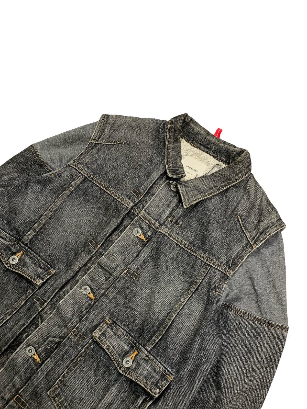 20471120 2000s Whiz Limited - Paneled Denim Jacket Size US L / EU 52-54 / 3 - 7 Thumbnail
