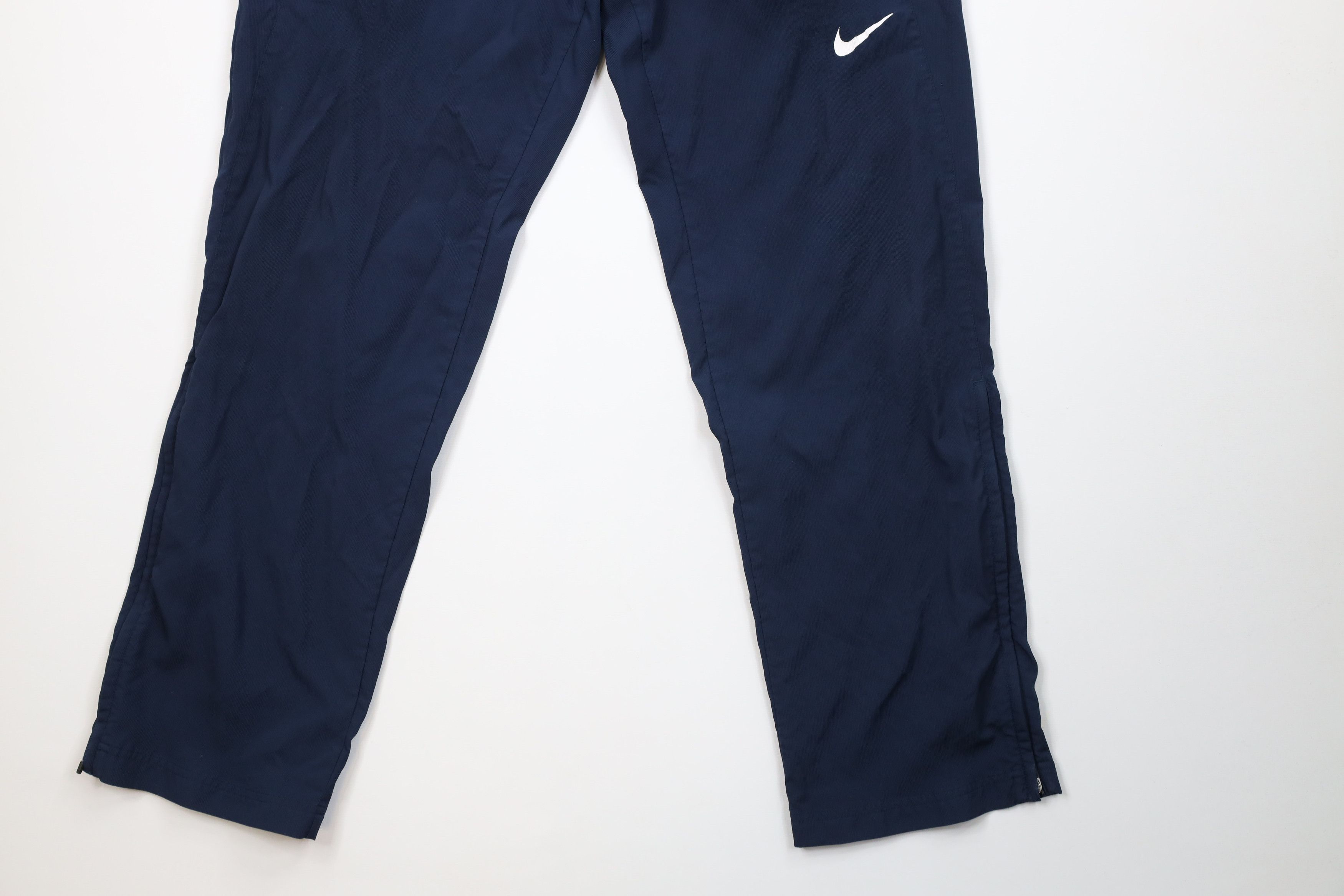 Nike Vintage Nike Mini Swoosh Ribbed Wide Leg Windbreaker Pants Size US 38 / EU 54 - 4 Thumbnail