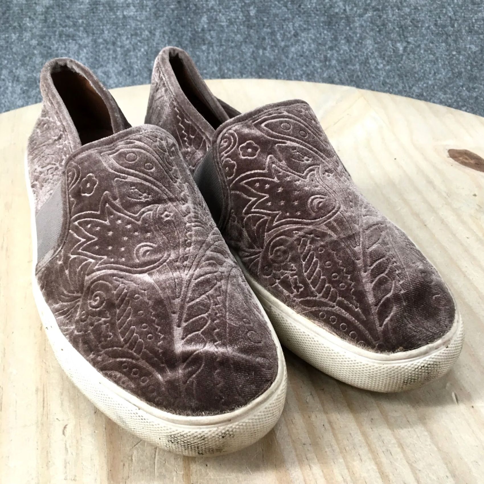 Steve Madden Steve Madden Evangel Flats Loafer Shoes Brown Fabric Slip On Low Top 8.5M Womens Size M / US 6-8 / IT 42-44 - 3 Thumbnail