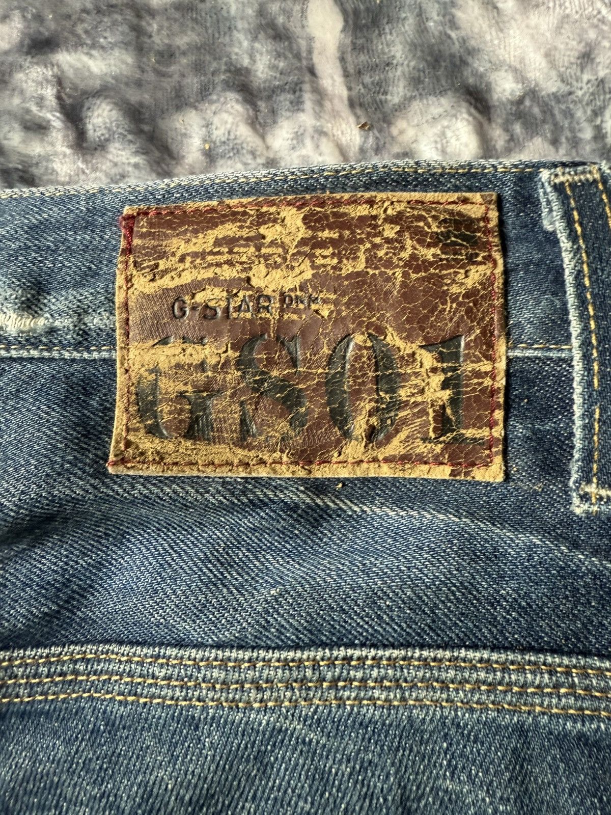 G-Star G Star Raw Distressed Radar Slim Stacked Jeans Size US 28 / EU 44 - 21 Thumbnail