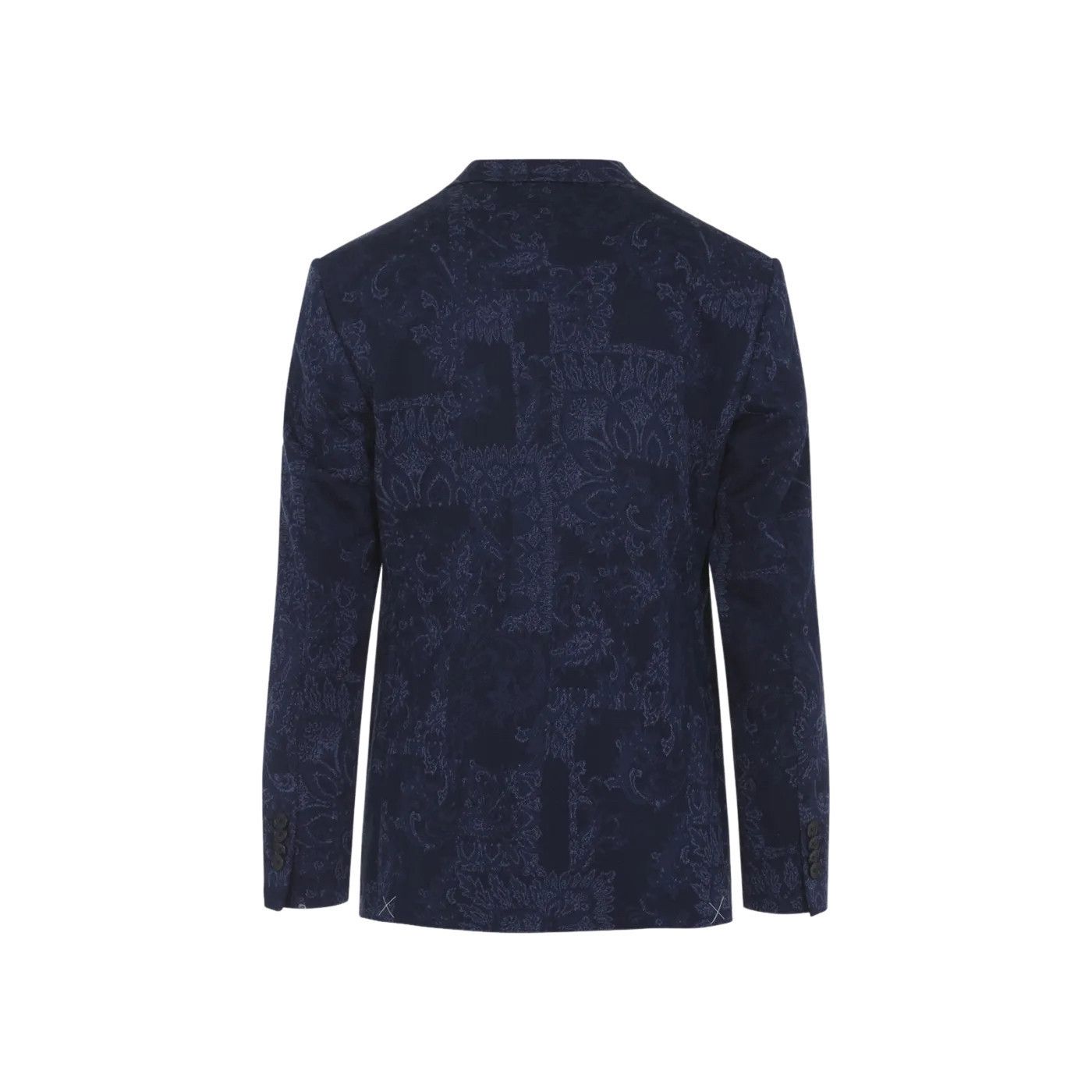 Etro ETRO Blue Cotton Jacket New & Authentic (Men's size:XL;) Size US XL / EU 56 / 4 - 2 Thumbnail