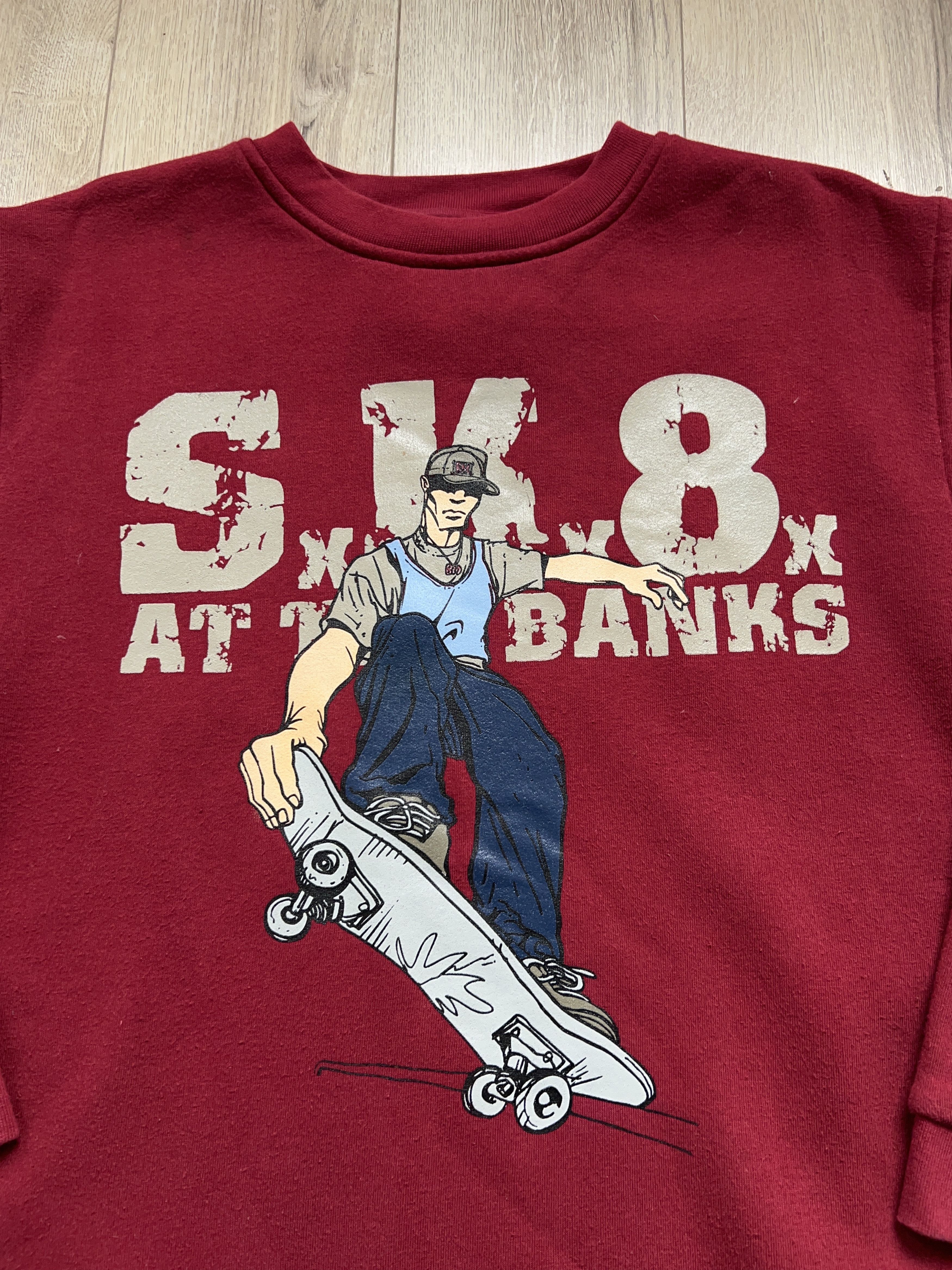 Vintage Mens BAD+MAD Hardwear Skate Y2K Sweatshirt Pullover Size S-M Size US S / EU 44-46 / 1 - 2 Thumbnail