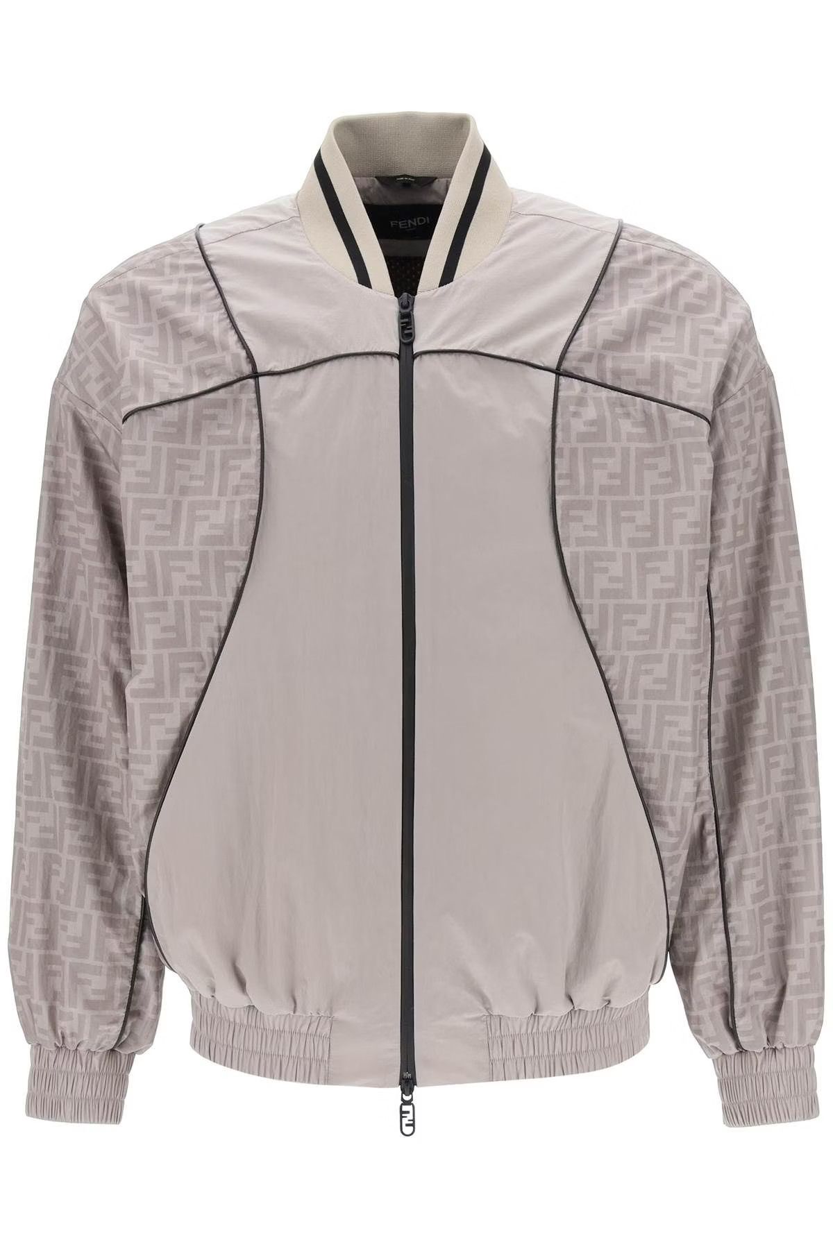 Fendi o1w1db10724 Bomber Jacket in Grey Size US M / EU 48-50 / 2 - 1 Thumbnail