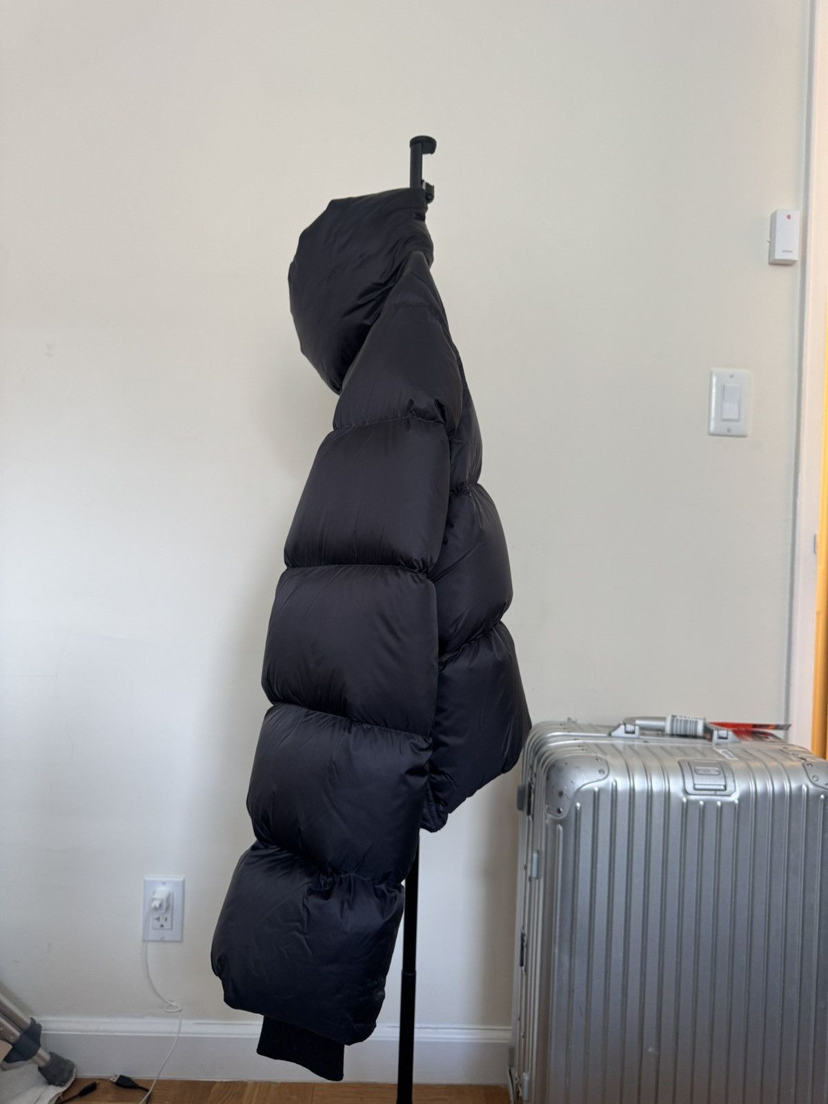 Rick Owens Performa FW20 Mountain Duvet Puffer Asymmetric Zip Size US XS / EU 42 / 0 - 2 Thumbnail