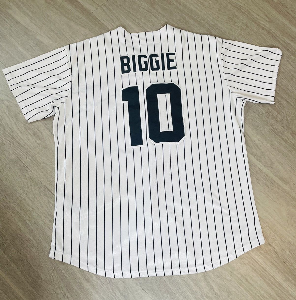 Rap Tees × Vintage Bad Boy Entertainment Baseball Jersey Biggie Smalls Size US XXL / EU 58 / 5 - 3 Thumbnail