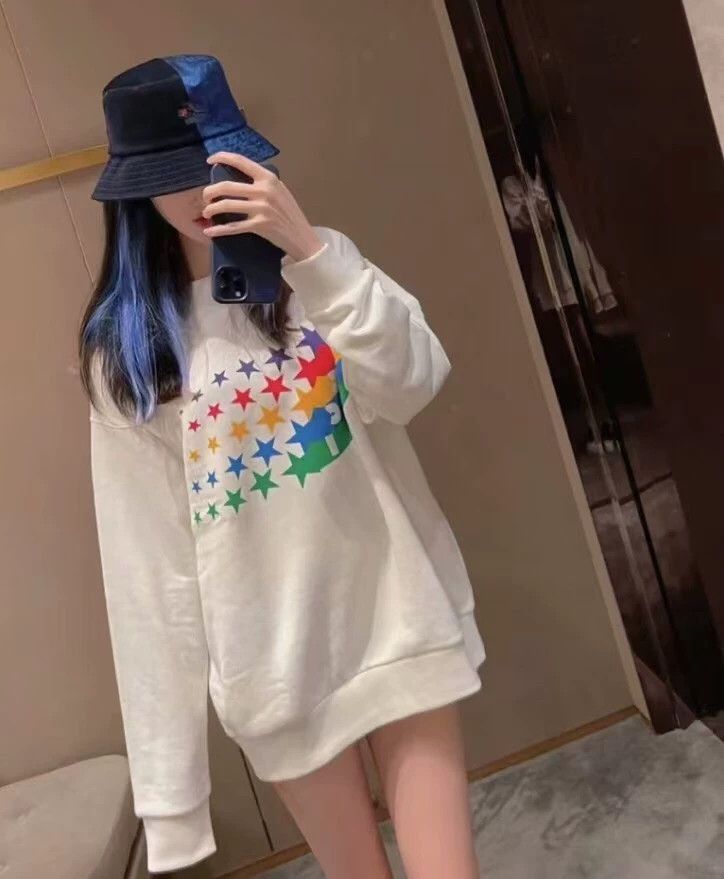 Gucci Gucci White pattern printed cotton round-neck long-sleeved Size US XXS / EU 40 - 9 Thumbnail