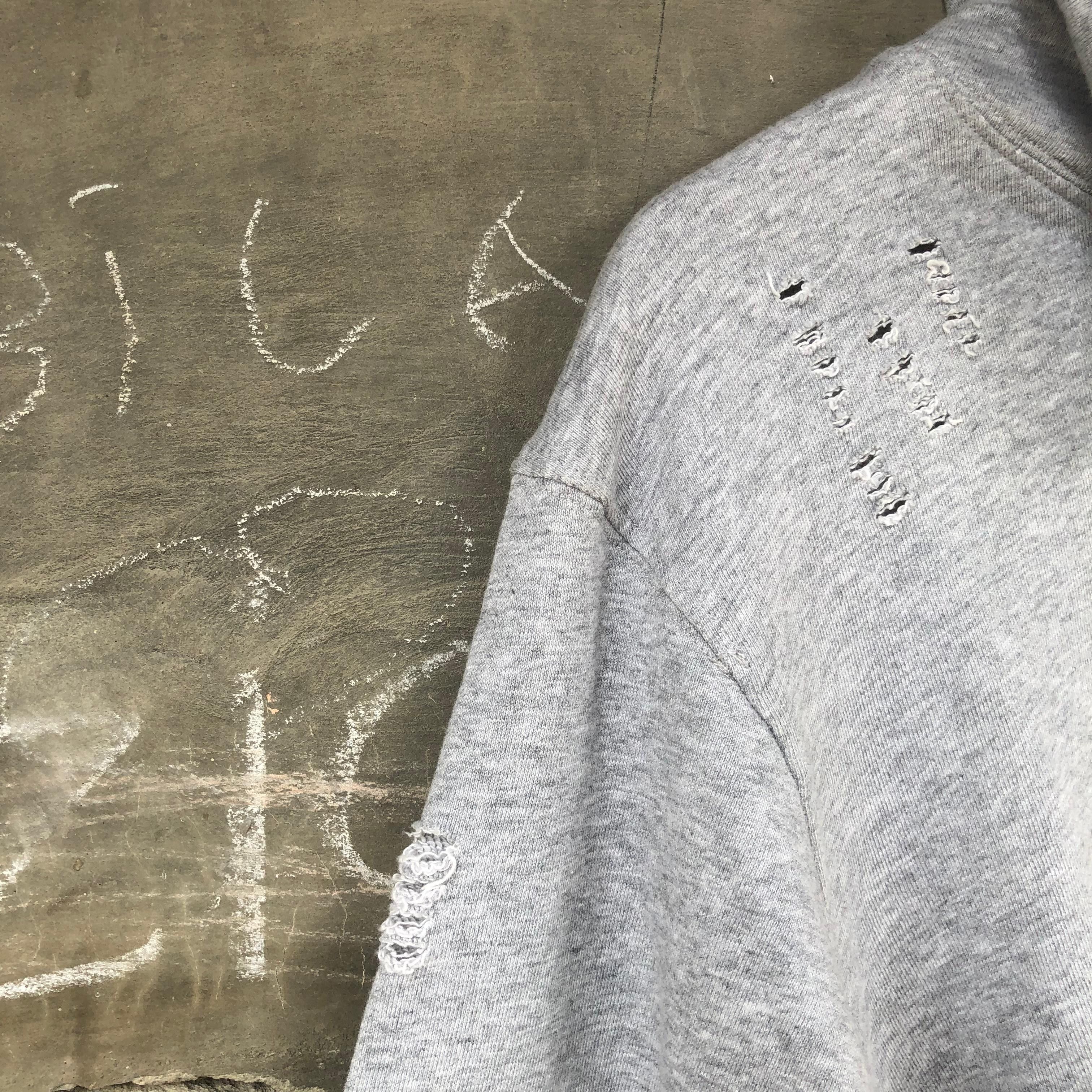 Maison MIHARA YASUHIRO Mihara Yasuhiro Distressed Assymetrical Hoodie Size US S / EU 44-46 / 1 - 7 Thumbnail