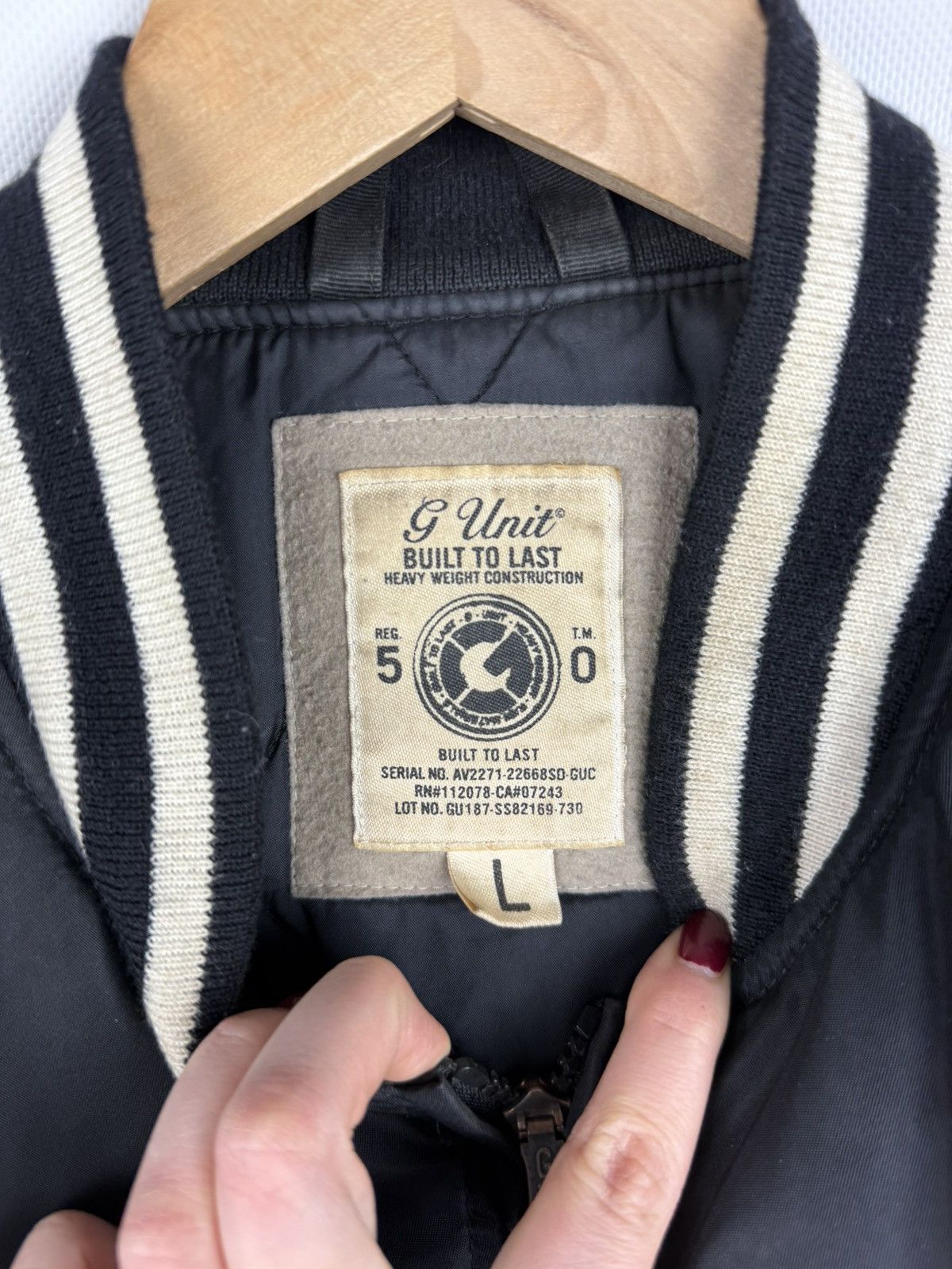 G-Unit G Unit Men’s Rap Hip Hop Varsity Bomber Jacket Size L Nylon Size US L / EU 52-54 / 3 - 14 Thumbnail