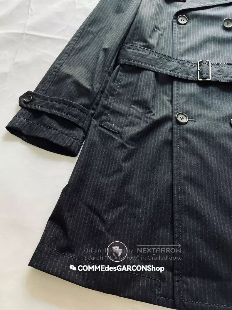 Comme des Garcons Comme Des Garcons Lined double-breasted windbreaker with b Size US M / EU 48-50 / 2 - 3 Thumbnail