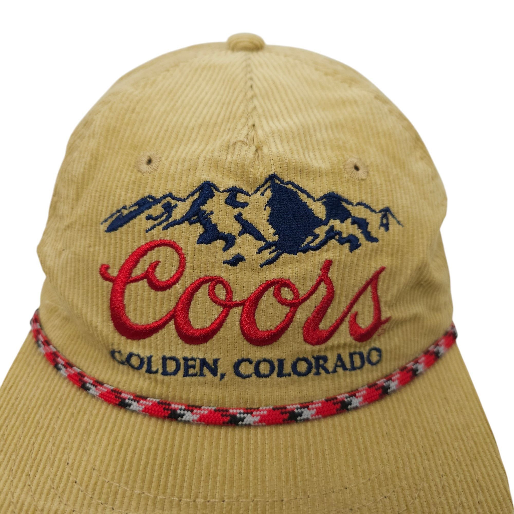 Mad Engine Coors Banquet Golden Colorado Corduroy Rope Snapback Cap Size ONE SIZE - 7 Thumbnail