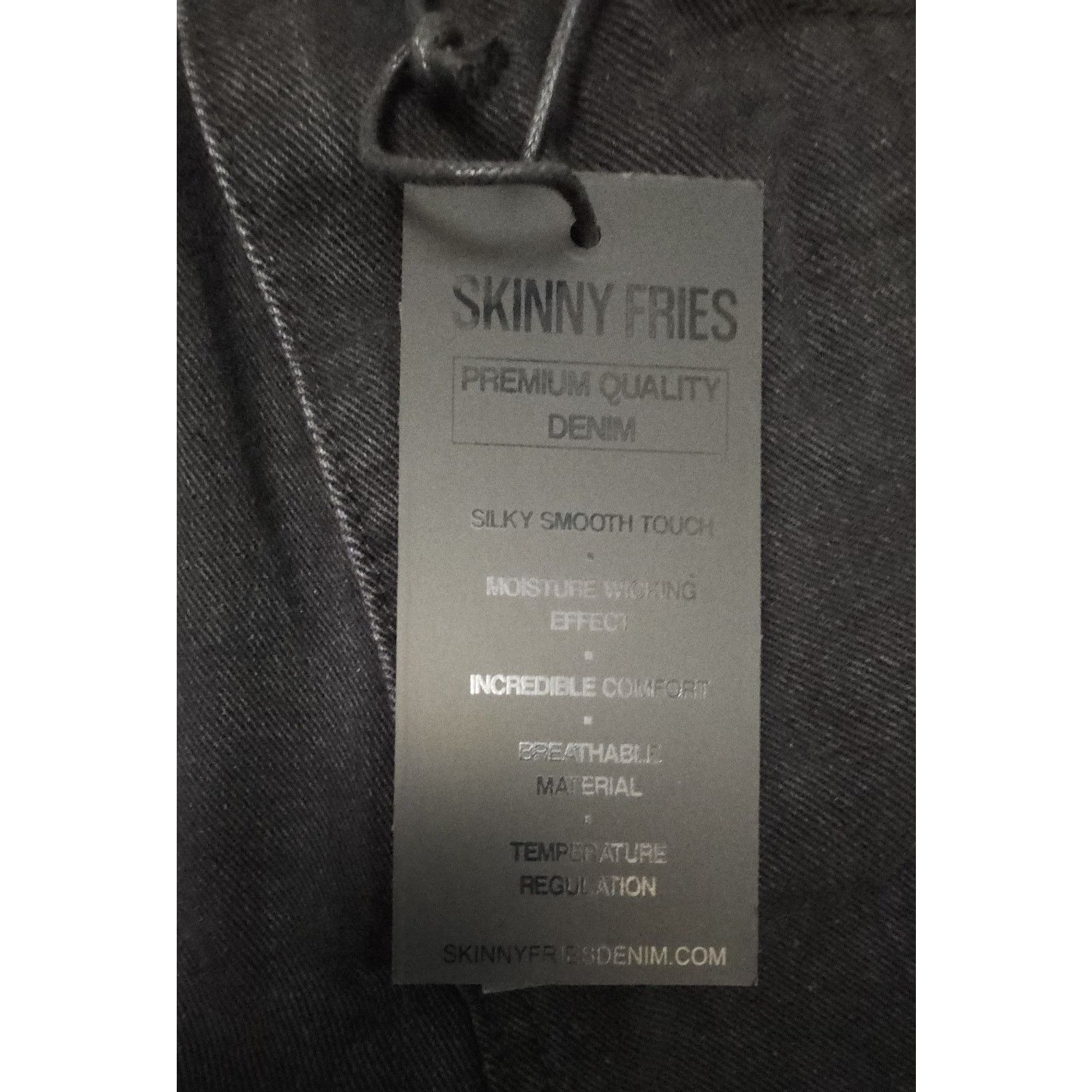 Other Skinny Fries Jeans Women's Super High Rise Baggy Wide Leg 0 Size 24" / US 00 / IT 34 - 9 Thumbnail
