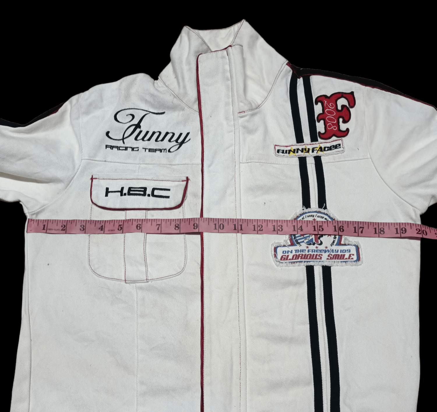 Vintage OVERALL x FUNNY RACING SUIT x FORMULA 1 x RARE Size US 32 / EU 48 - 5 Thumbnail