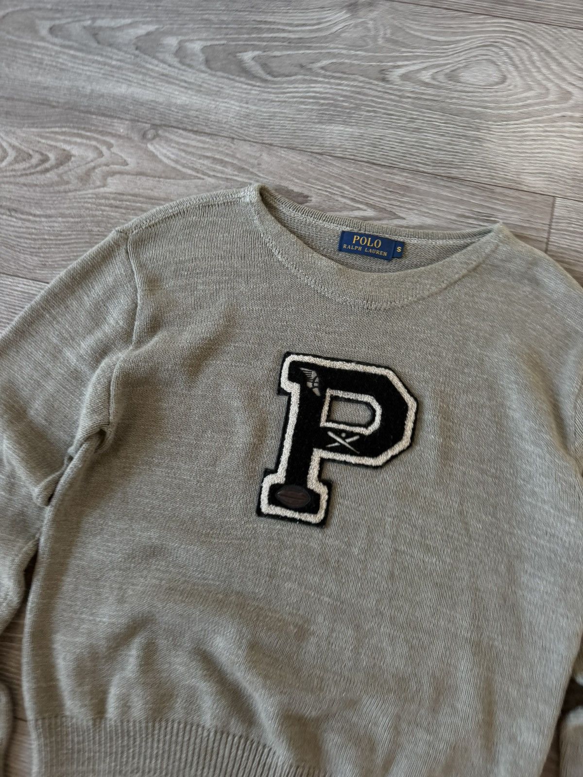 Polo Ralph Lauren Polo Ralph Lauren Grey Luxury Casual Knitted Sweater Size US S / EU 44-46 / 1 - 13 Thumbnail