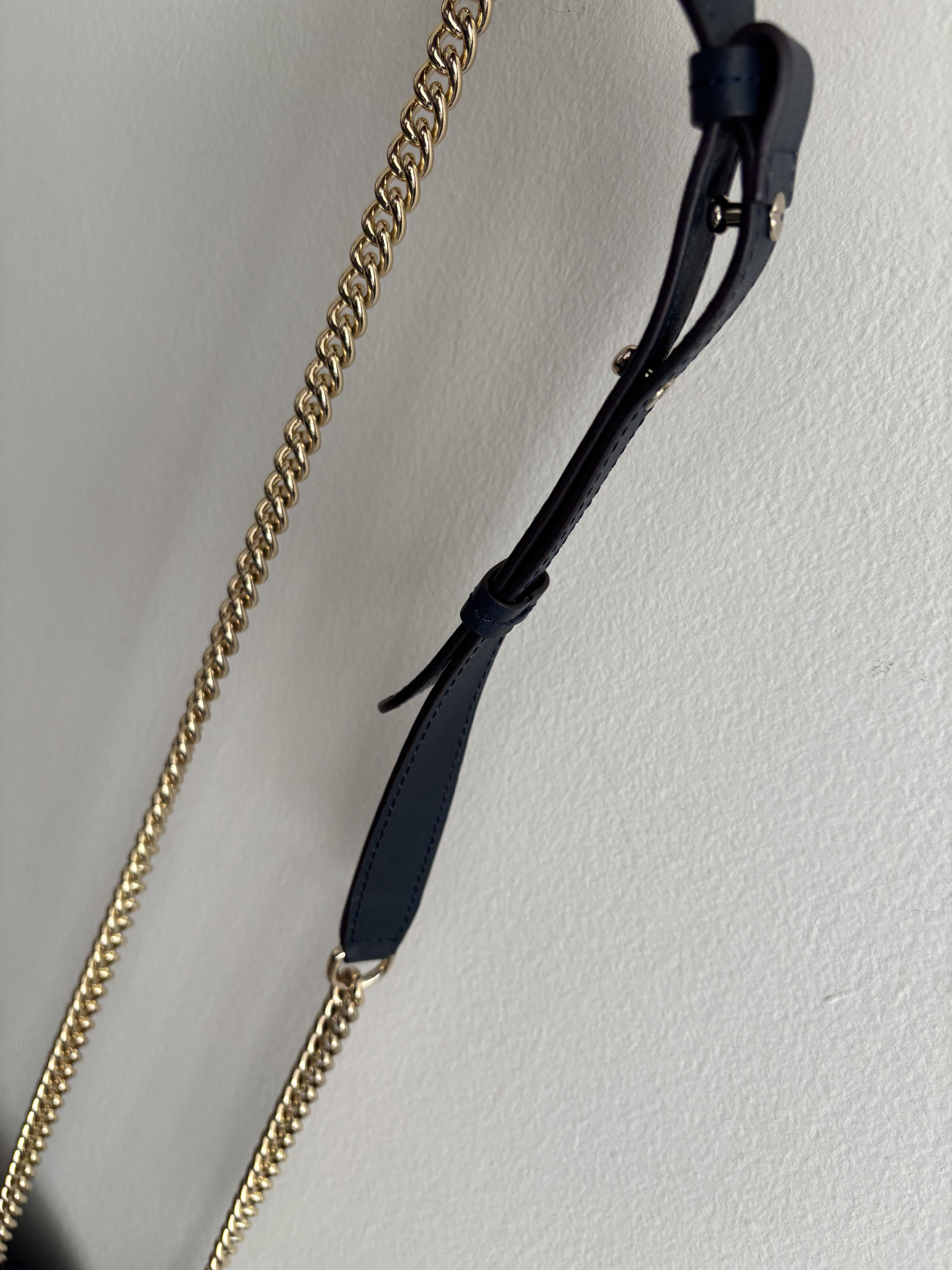 Anya Hindmarch $995 Blue Leather Eyes Crossbody Bag/ Shoulder Strap Purse Size ONE SIZE - 13 Thumbnail
