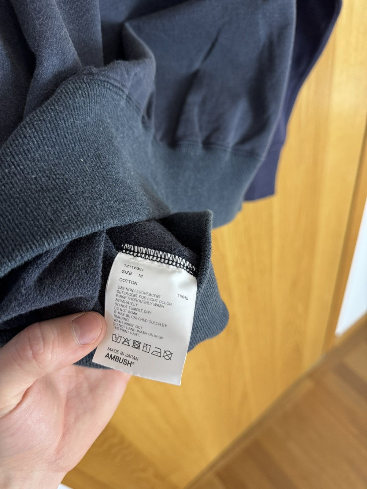 Ambush Design Ambush layered crewneck washed blue Size US M / EU 48-50 / 2 - 8 Thumbnail