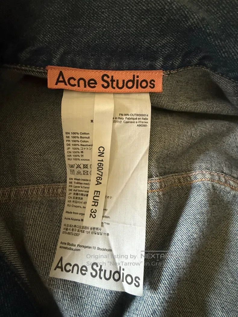 Acne Studios Acne Studios Classic Denim Jacket Size 4XL / US 24-26 - 3 Thumbnail