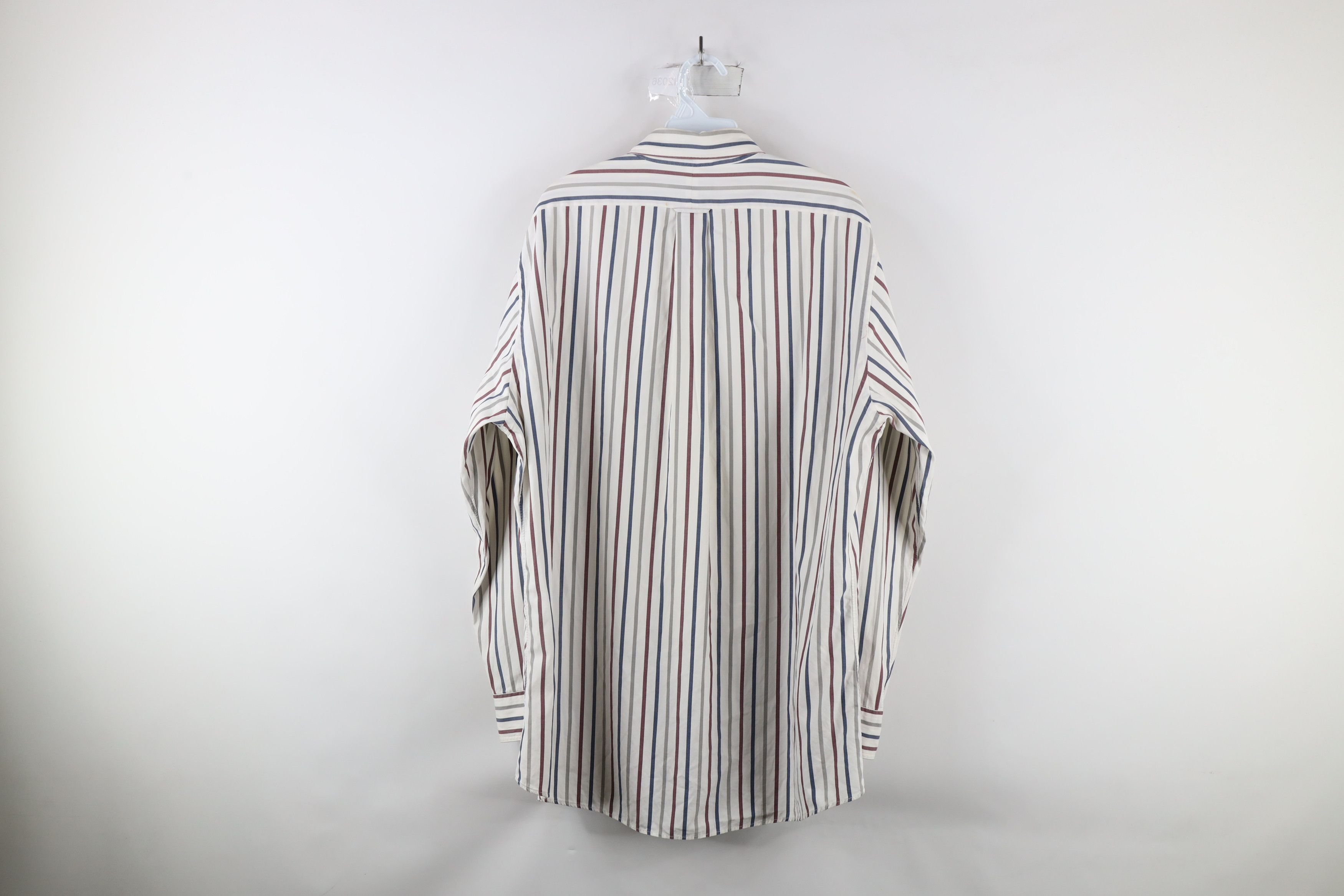 Vintage Vintage 90s Streetwear Rainbow Striped Button Down Shirt Size US L / EU 52-54 / 3 - 10 Thumbnail