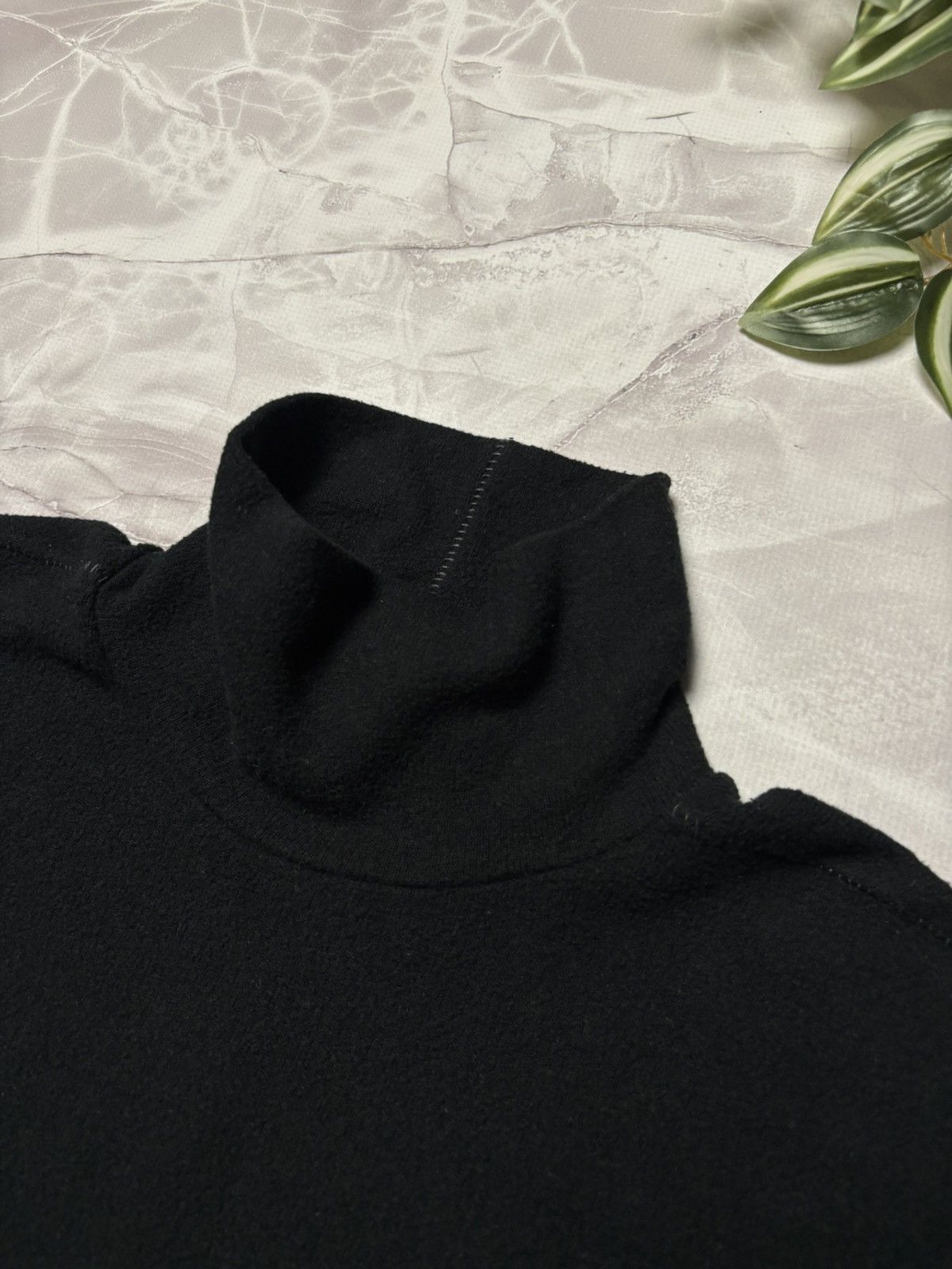Thom Krom Thom/Krom High Collar Long Sleeve Viscose Stretch Darkwear M Size US M / EU 48-50 / 2 - 12 Thumbnail