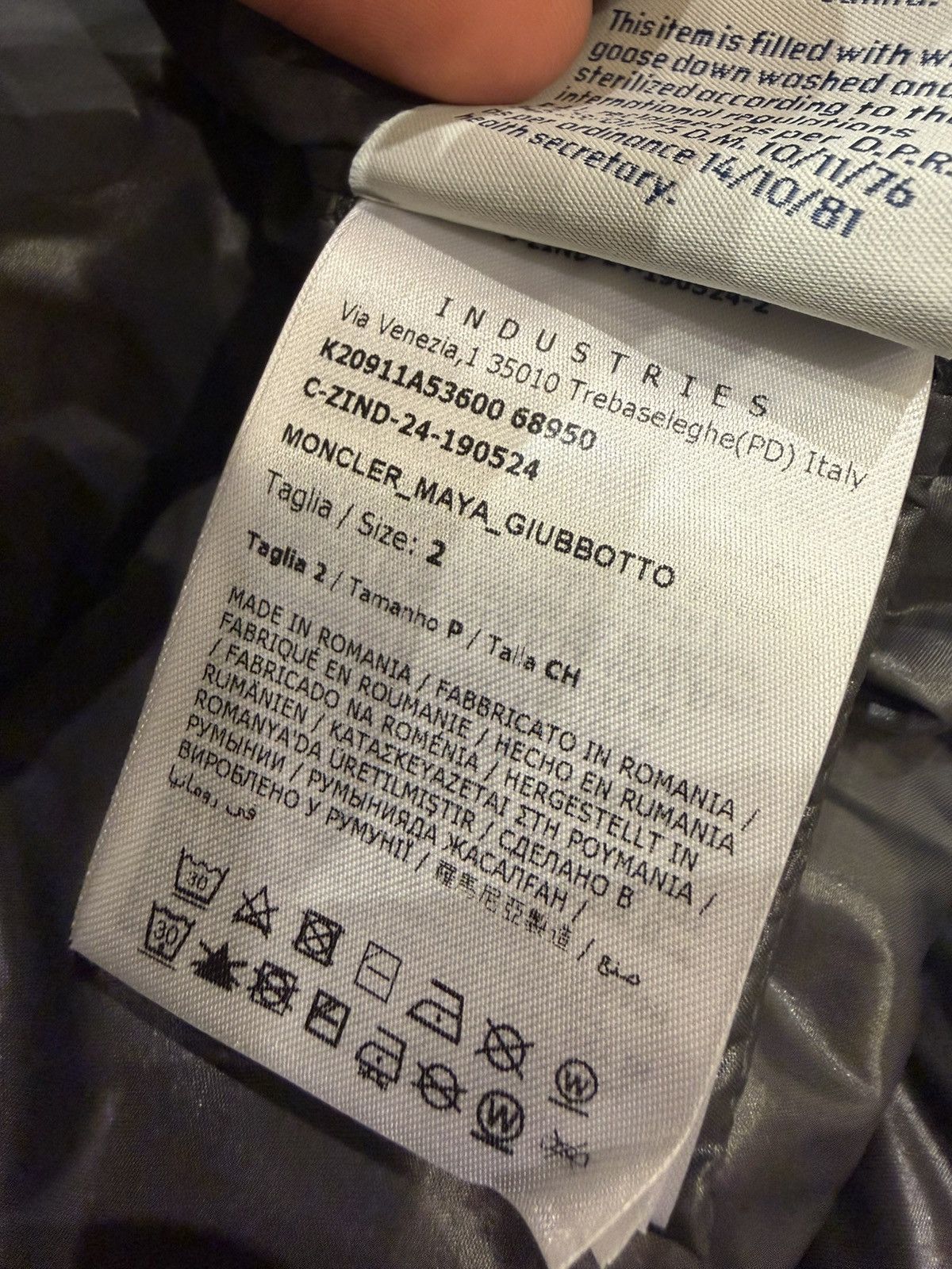 Moncler Moncler Maya Giubotto Jacket Size US M / EU 48-50 / 2 - 6 Thumbnail