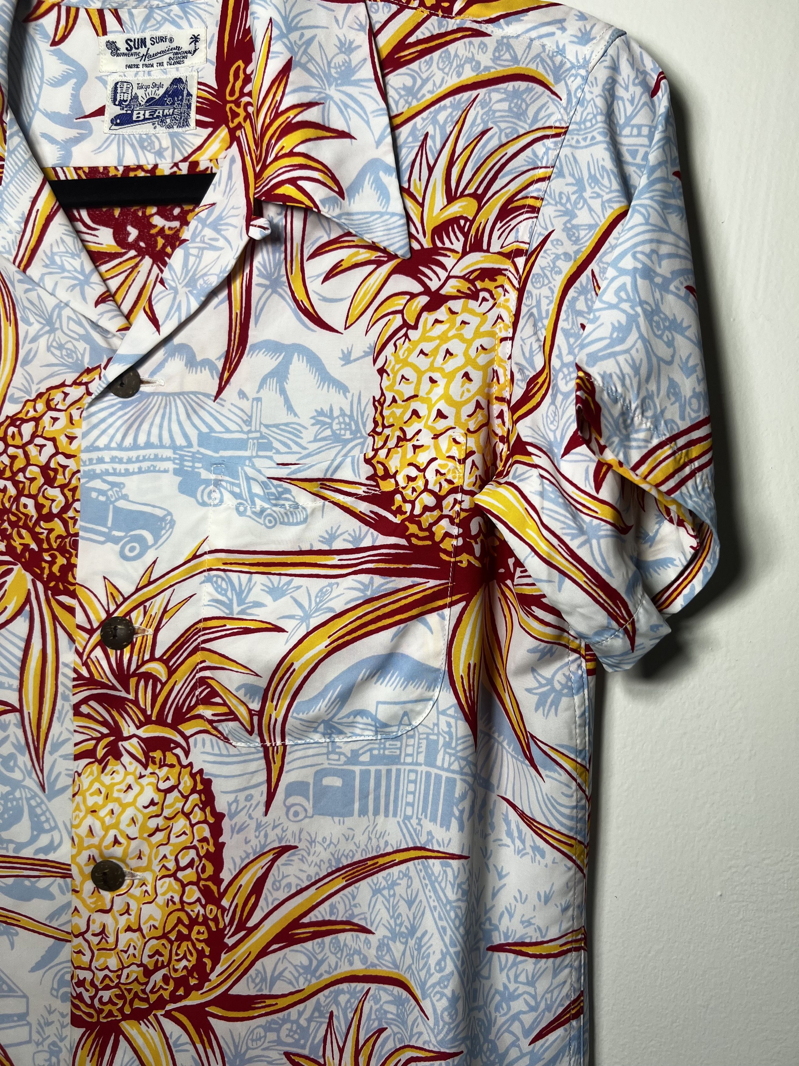Other 40's Style Sun Surf Tokyo Style Beams Hawaiian Print Shirt Size US S / EU 44-46 / 1 - 4 Thumbnail