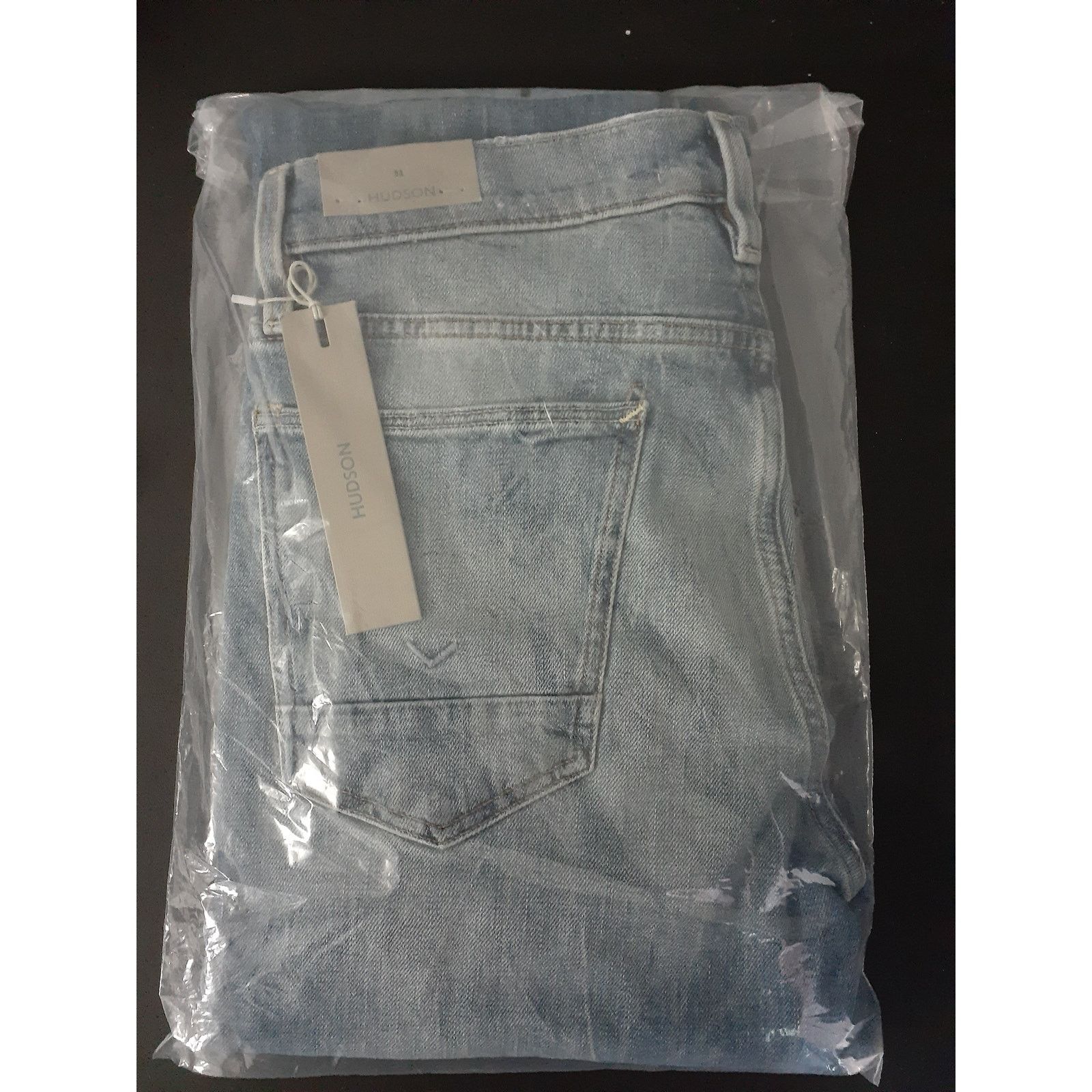 Hudson HUDSON Men's Axl Slim Jeans Distress Indigo Size 31 Size US 31 - 2 Thumbnail