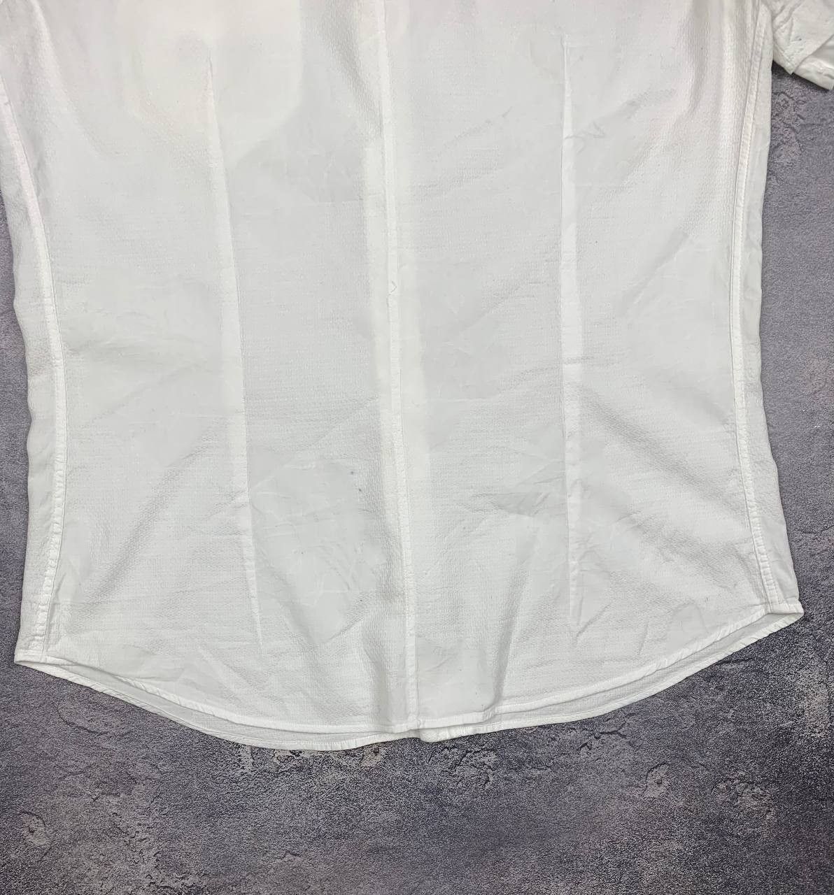 Versace Jeans Couture Versace Jeans VJC Men's White Short Sleeve Button Up Shirt Size US L / EU 52-54 / 3 - 18 Thumbnail