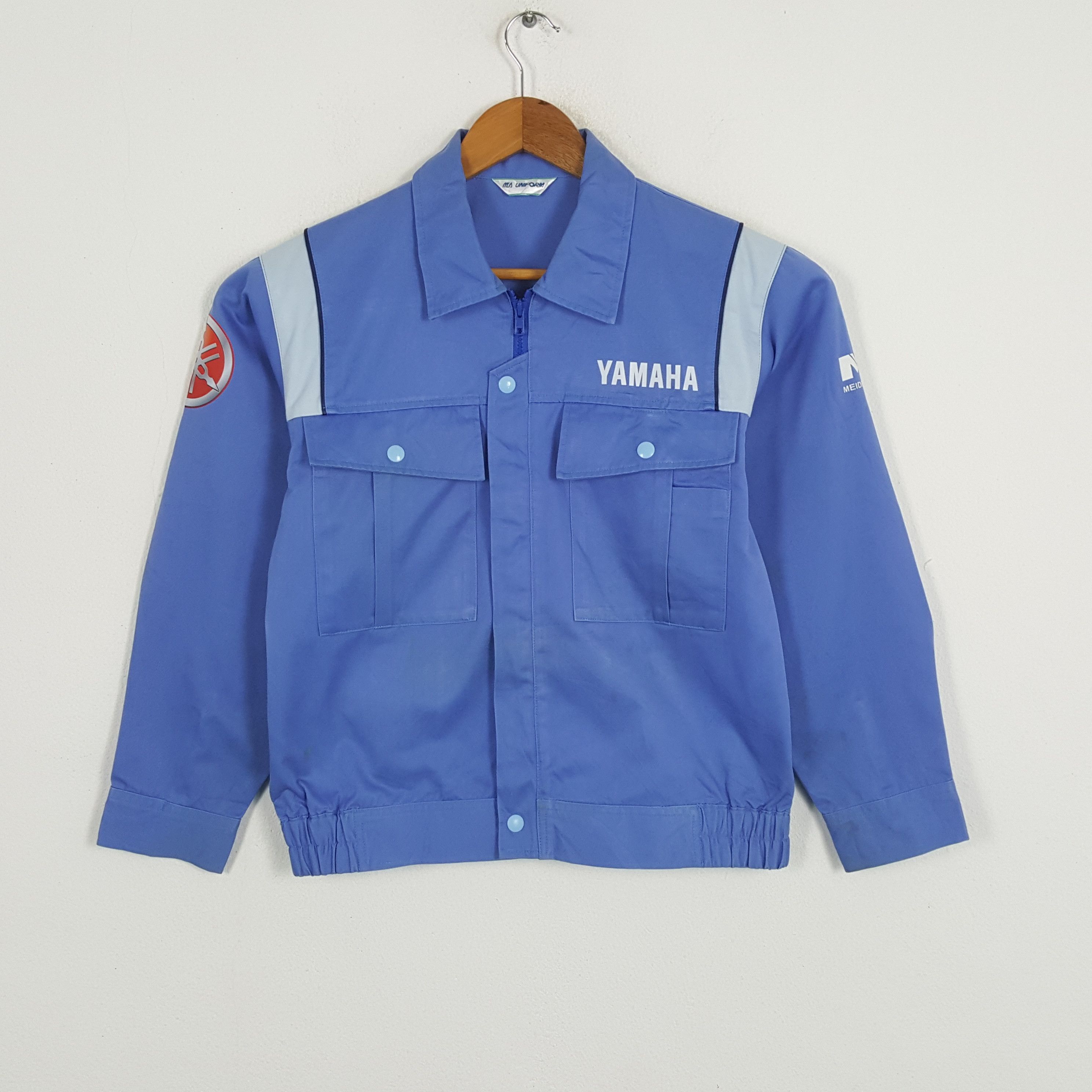 Vintage × Yamaha Vintage YAMAHA Japanese Motorcycle Racing Custom Crew Jacket Size US L / EU 52-54 / 3 - 3 Thumbnail