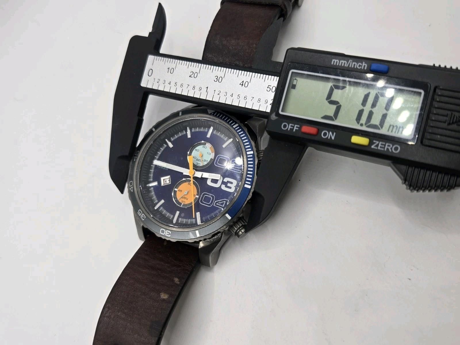 Diesel Diesel Double Down Men's Watch DZ4350. Runs. DEFECT - READ. Size ONE SIZE - 4 Thumbnail