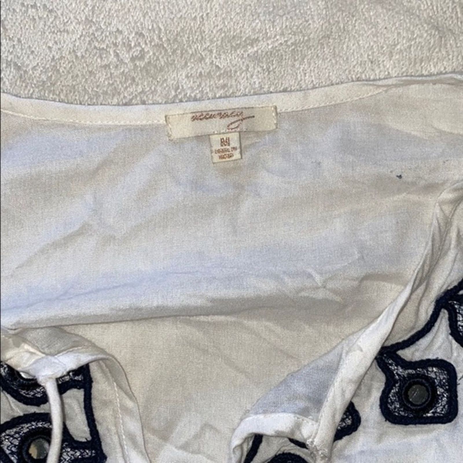 Other Accuracy White Kaftan Bathing Suit Cover-Up | Sz M Size M / US 6-8 / IT 42-44 - 5 Thumbnail