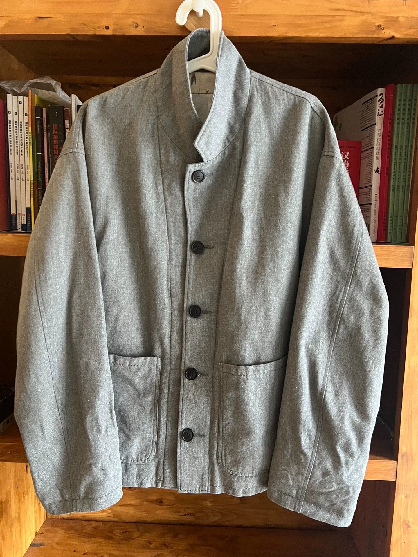 Visvim VISVIM SOWER JKT 22ss Gray Wool-Linen Size 3 Size 44R - 1 Thumbnail