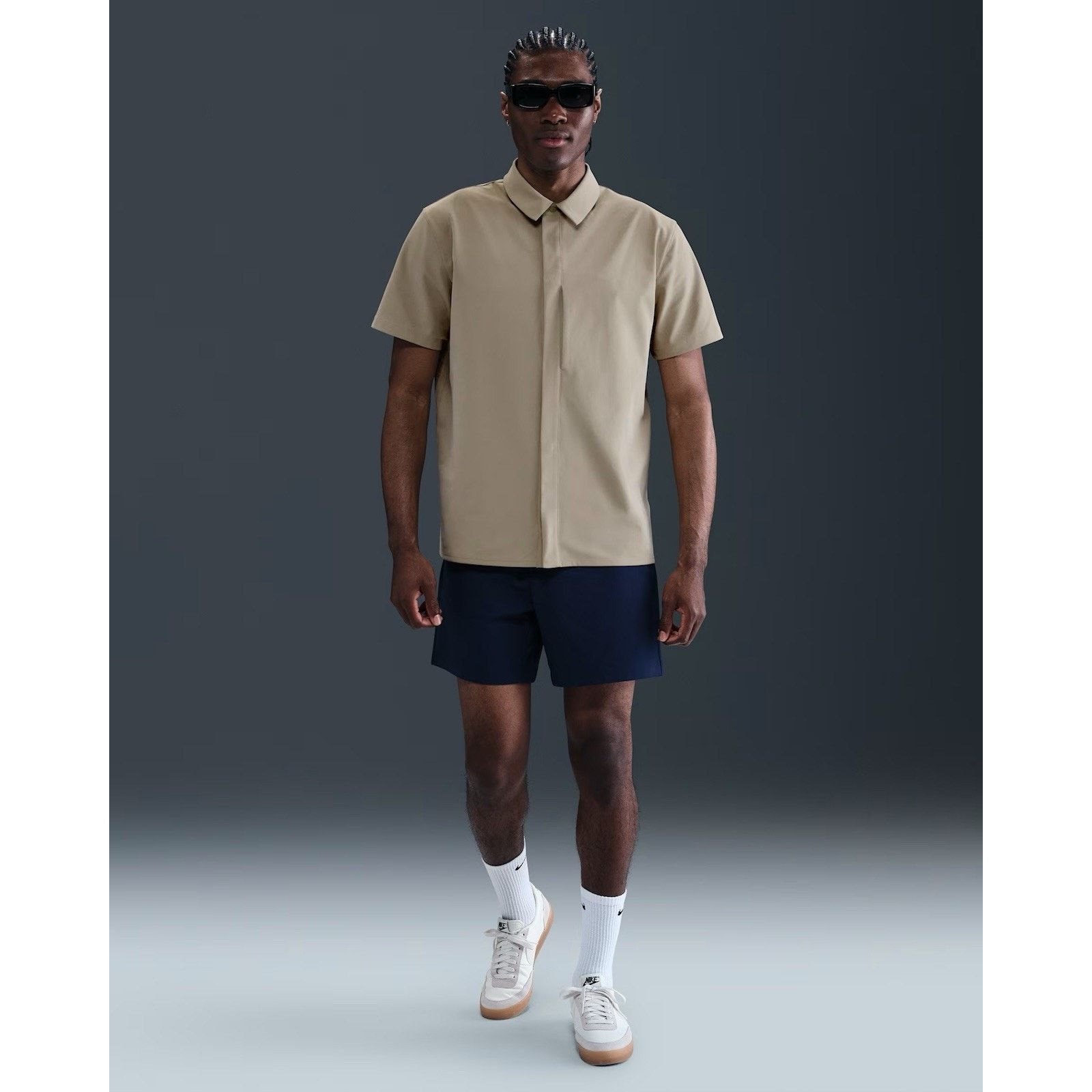 Nike Nike 24.7 Perfect Stretch Dri-Fit Snap Button Shirt Medium Size US M / EU 48-50 / 2 - 4 Thumbnail
