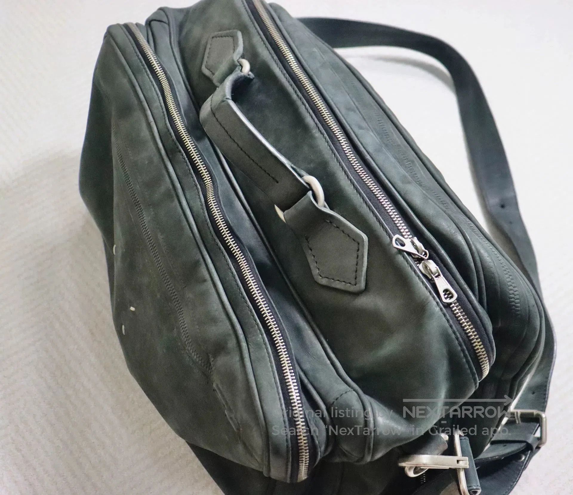 Maison Margiela maison margiela black leather messenger bag. Size ONE SIZE - 6 Thumbnail