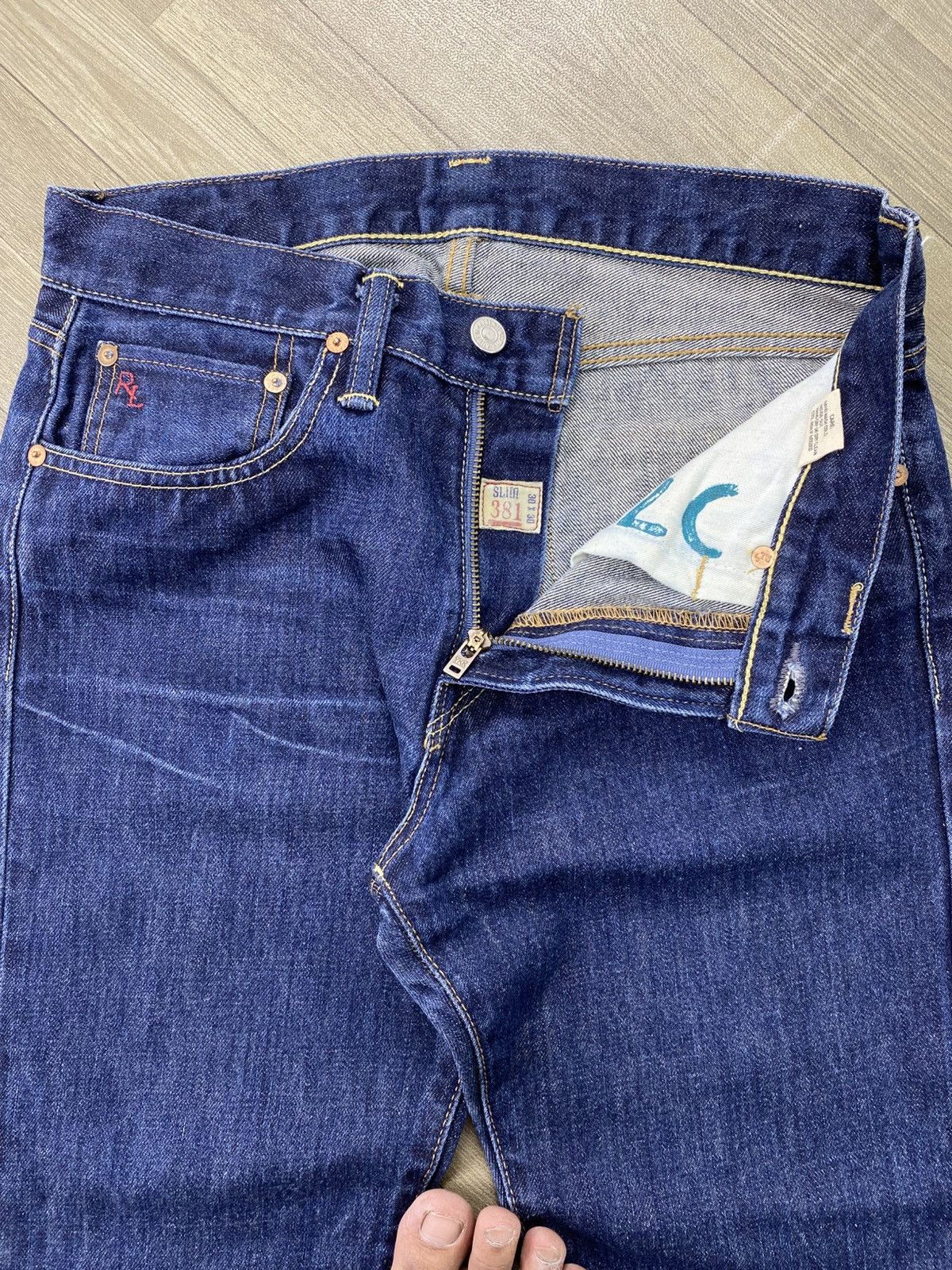 Polo Ralph Lauren Vintage Polo Ralph Lauren RL Blue Straight Jeans Size US 28 / EU 44 - 11 Thumbnail