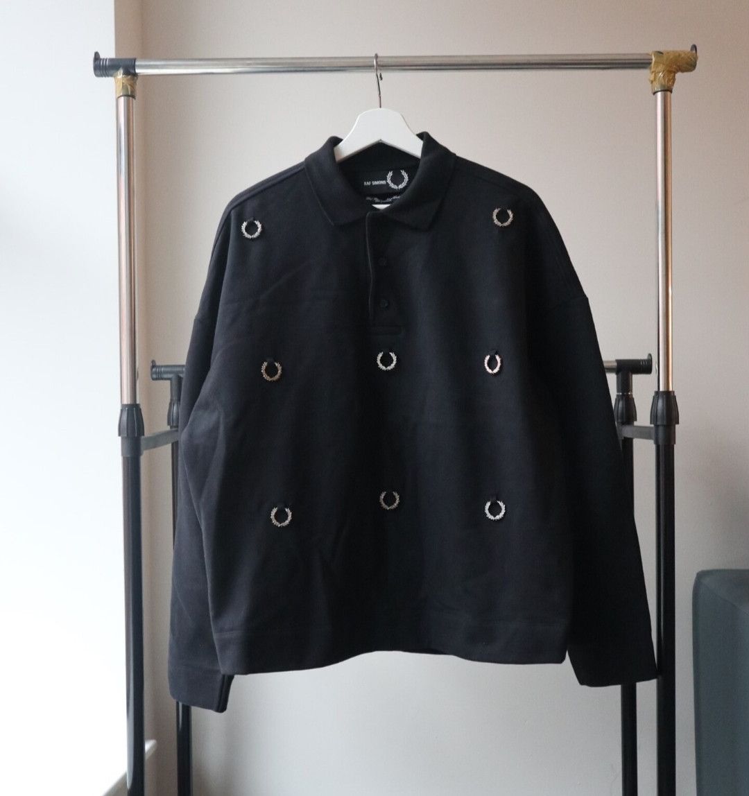 Raf Simons 19FW Black Nine Silver Ring Wheat Fringe Padded Shirt Size US M / EU 48-50 / 2 - 1 Thumbnail