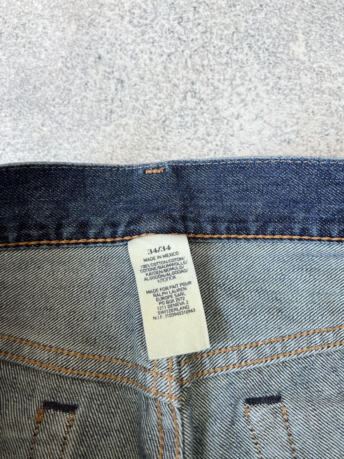 Polo Ralph Lauren × Vintage Vintage Ralph Lauren Denim Supply Jeans Size US 34 / EU 50 - 9 Thumbnail