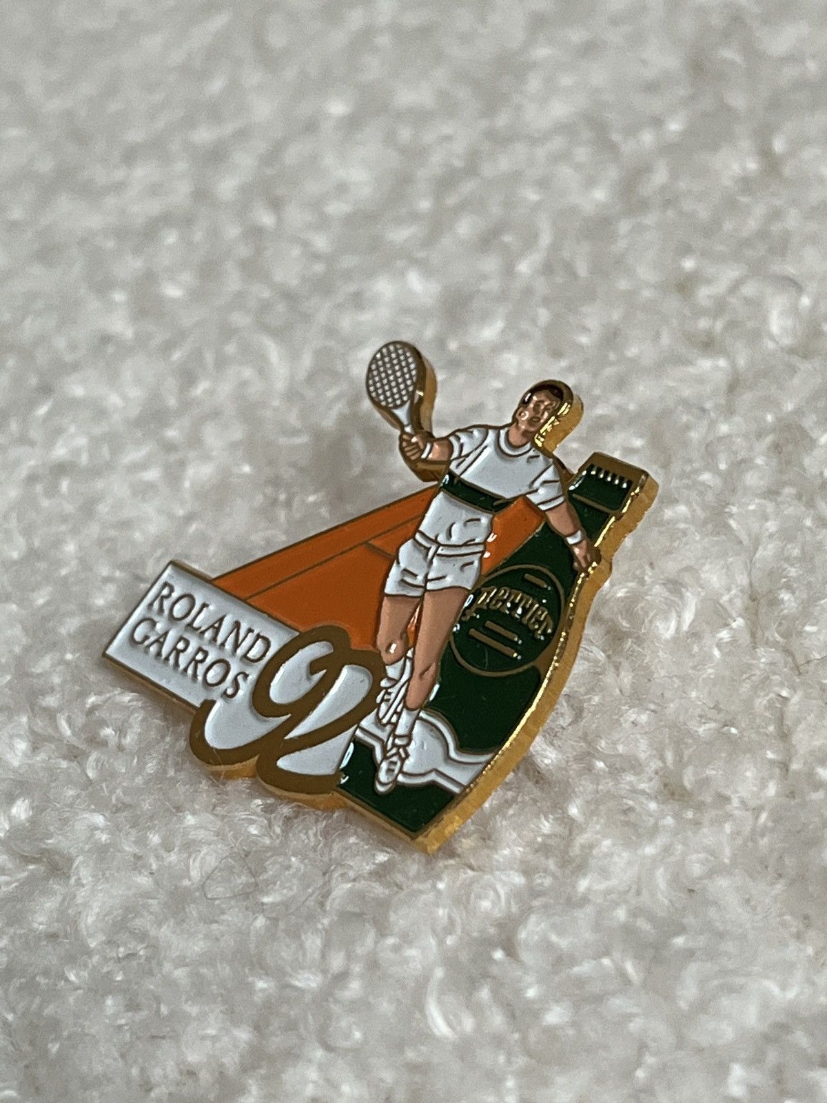 Jewelry Roland Garros 92 vintage pin Size ONE SIZE - 3 Thumbnail