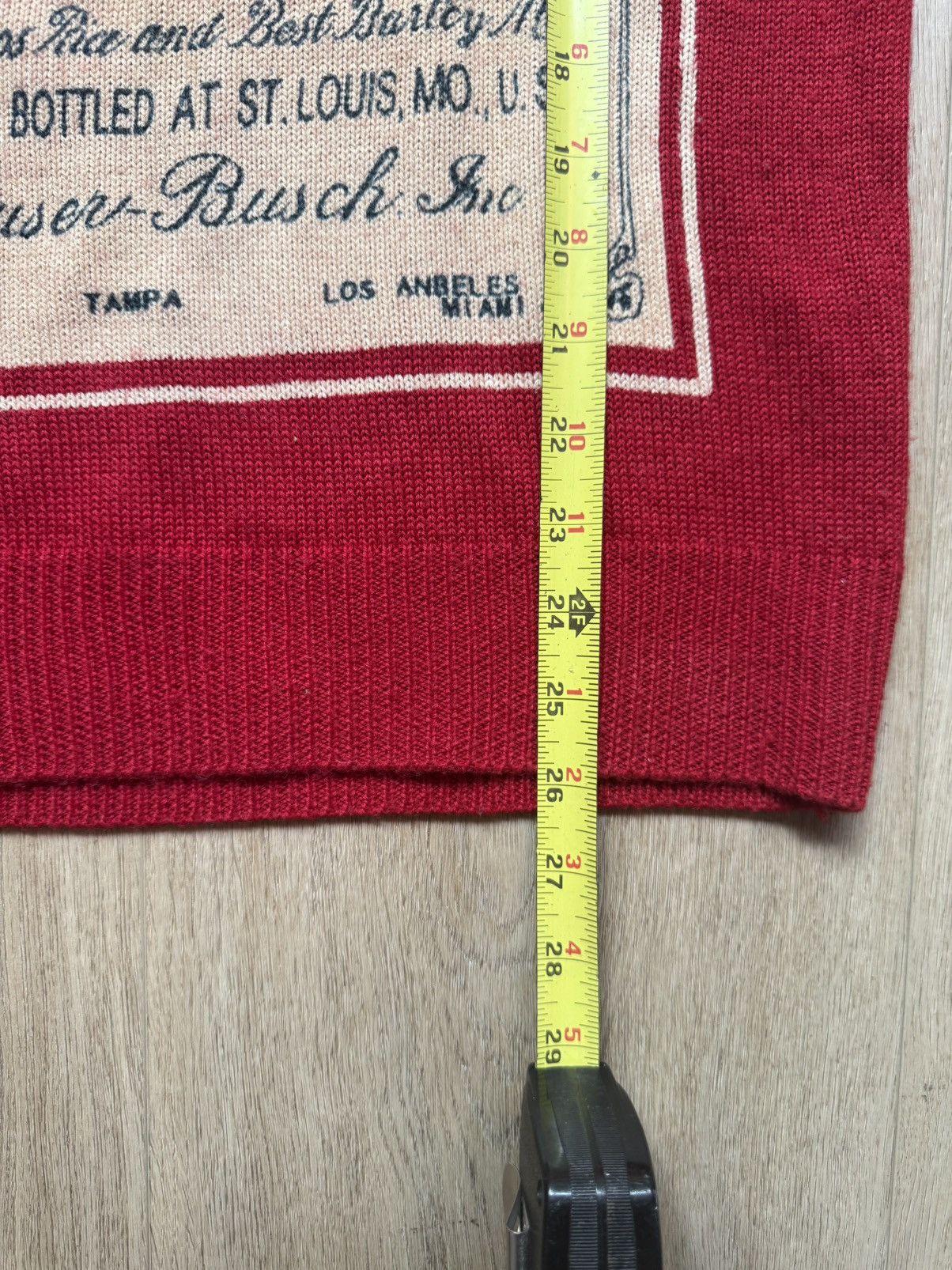 Other Lancaster Vtg Mens M Red Budweiser Beer 80s Knit Crewneck Size US M / EU 48-50 / 2 - 6 Thumbnail