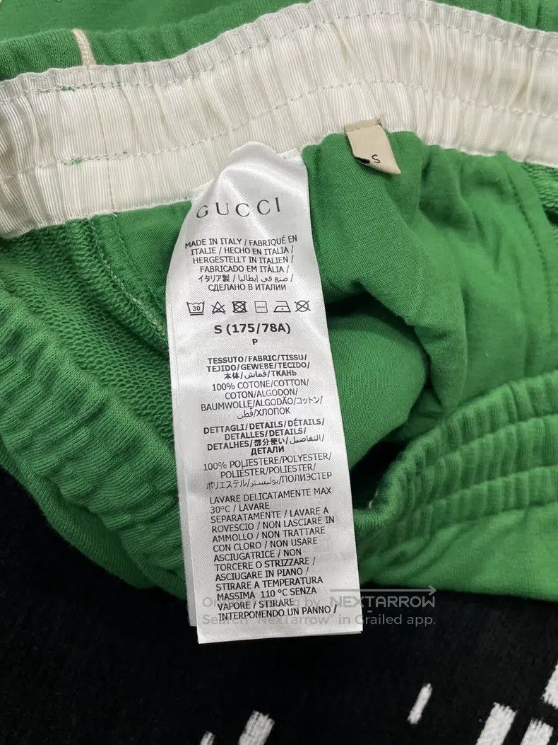 Gucci Gucci Size S Clover co-branded green shorts Size 24" / US 00 / IT 34 - 5 Thumbnail