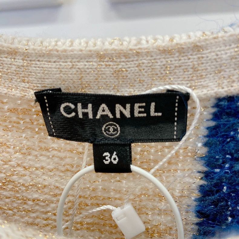 Chanel Chanel Irregular drawing design knitted sweater Size XS / US 0-2 / IT 36-38 - 6 Thumbnail
