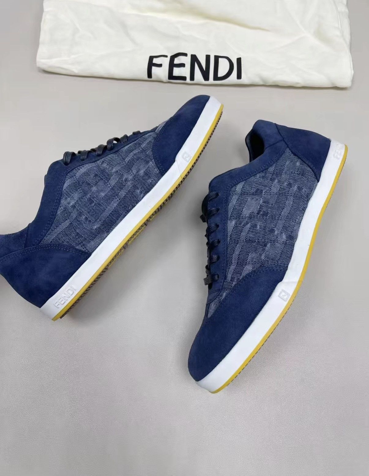 Fendi FENDI Nubuck Leather Panel Casual Shoes J30 Size US 6.5 / EU 39-40 - 5 Thumbnail