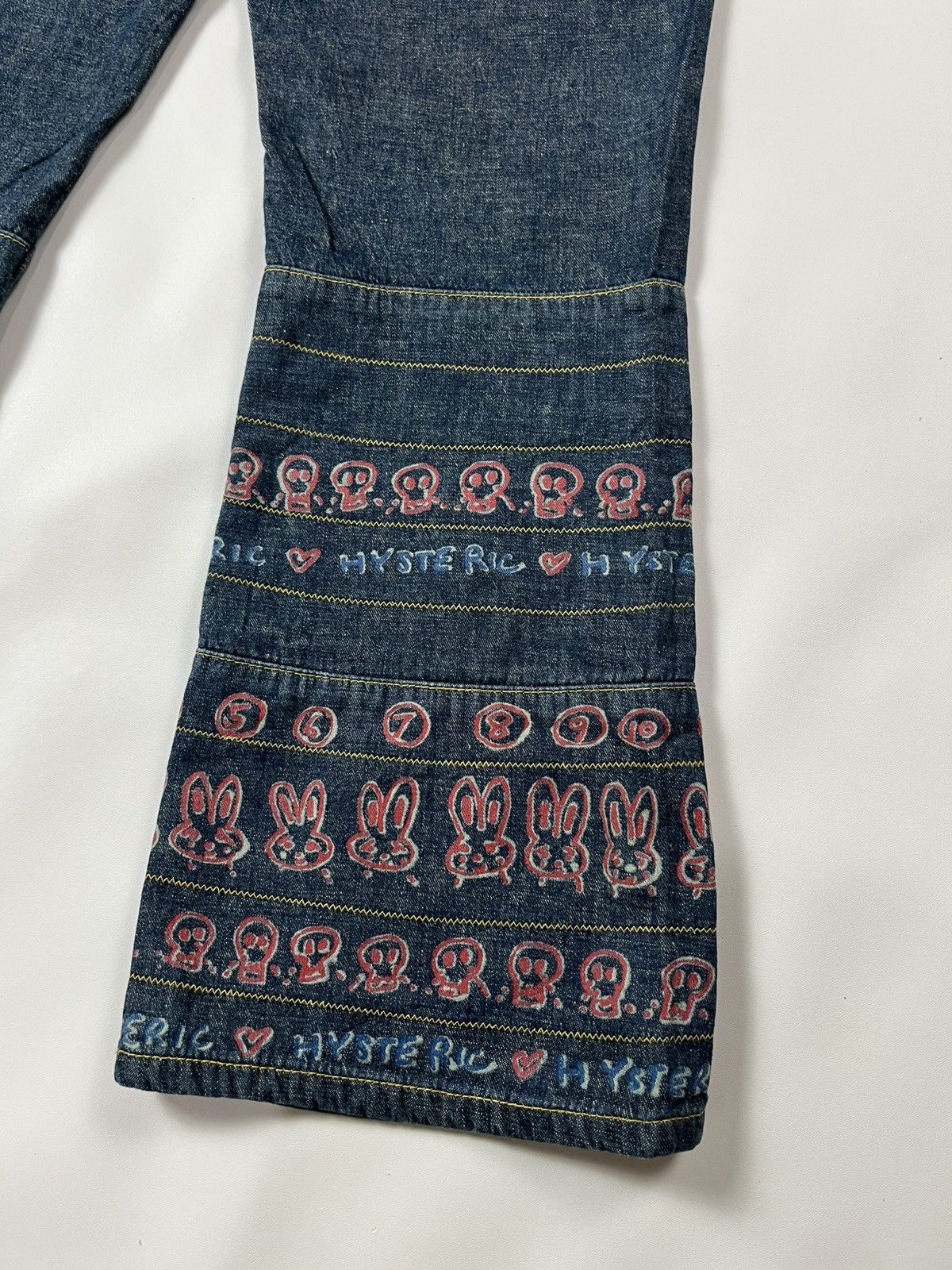 Hysteric Glamour HYSTERIC GLAMOUR KINKY FLARE JEANS Size 29" - 7 Thumbnail