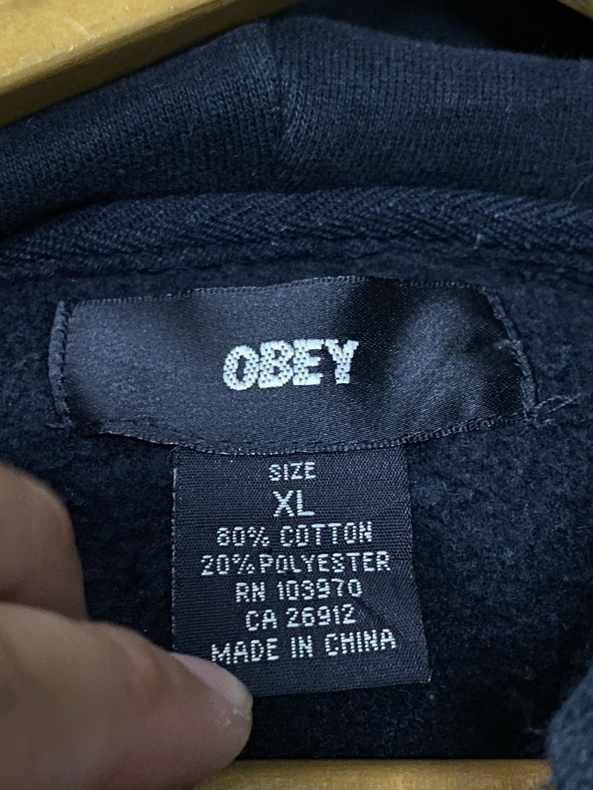 Obey × Vintage Vintage Obey Hoodies Size US M / EU 48-50 / 2 - 13 Thumbnail