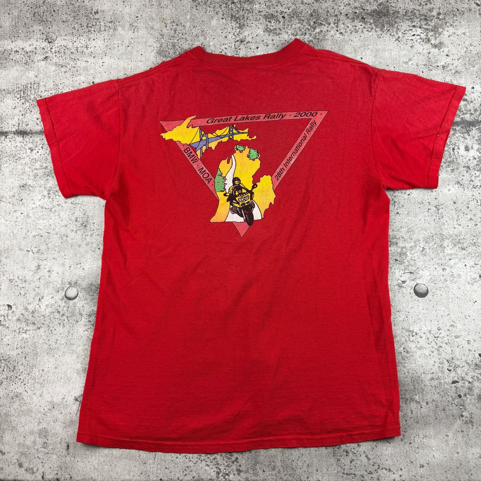 BMW × Delta Vintage BMW Motorcycle Shirt Great Lake Rally 2000 (M/L) Size US M / EU 48-50 / 2 - 2 Thumbnail