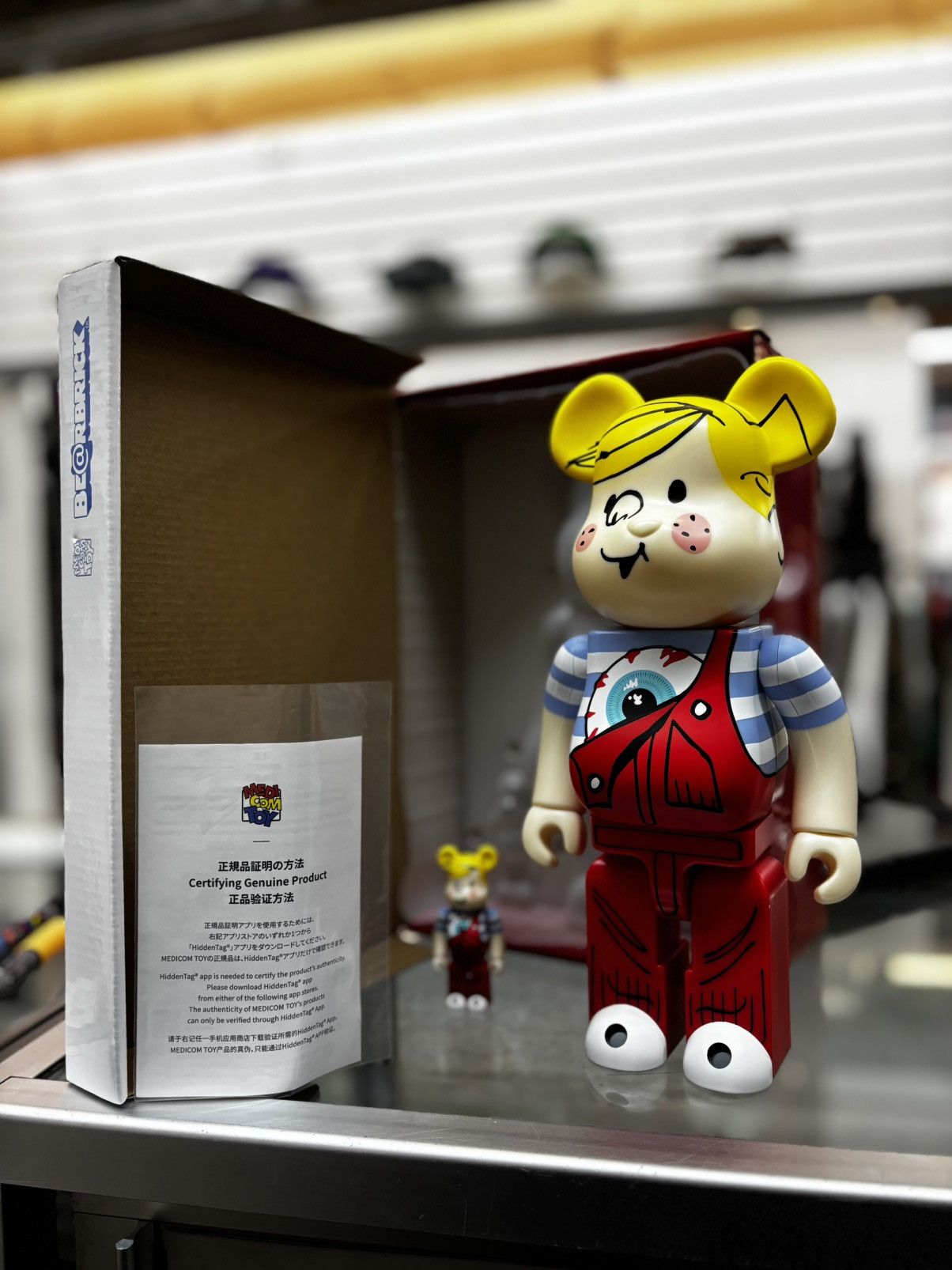 Medicom Toy Dennis The Menance Bearbrick 400% and 100% (Signed) Size ONE SIZE - 2 Thumbnail