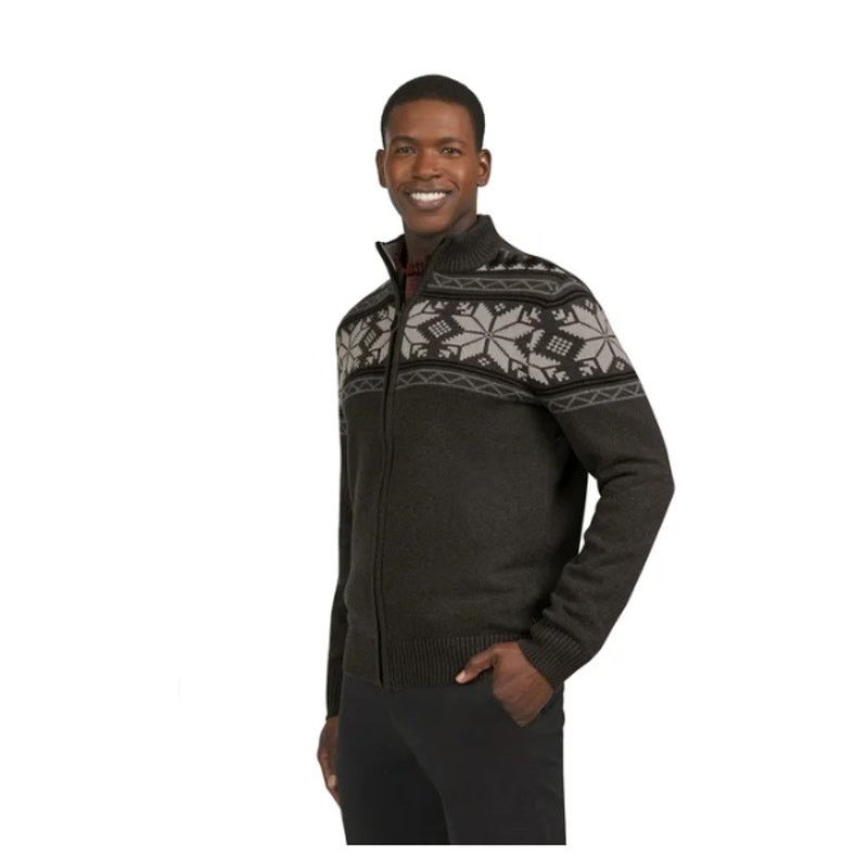Chaps Chaps Men's Full Zip Holiday Sweater LARGE Size US L / EU 52-54 / 3 - 4 Thumbnail