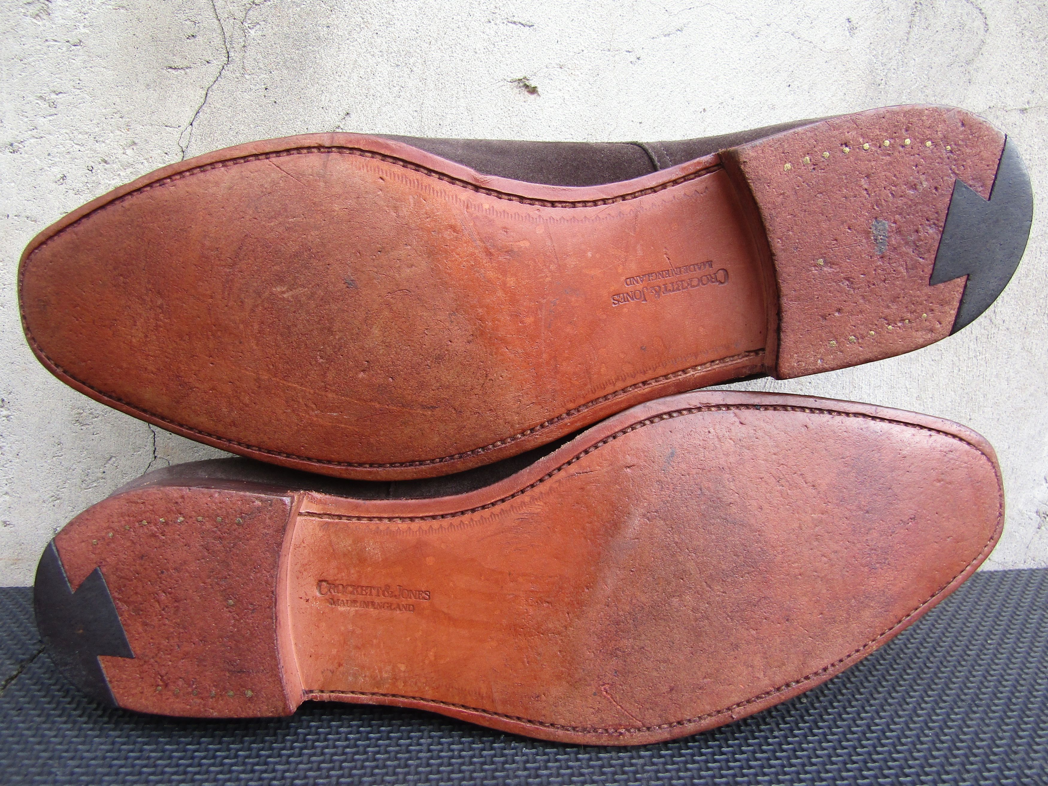 Crockett & Jones Crockett & Jones Lowndes Brown Suede Double Monk Strap Size US 11 / EU 44 - 10 Thumbnail