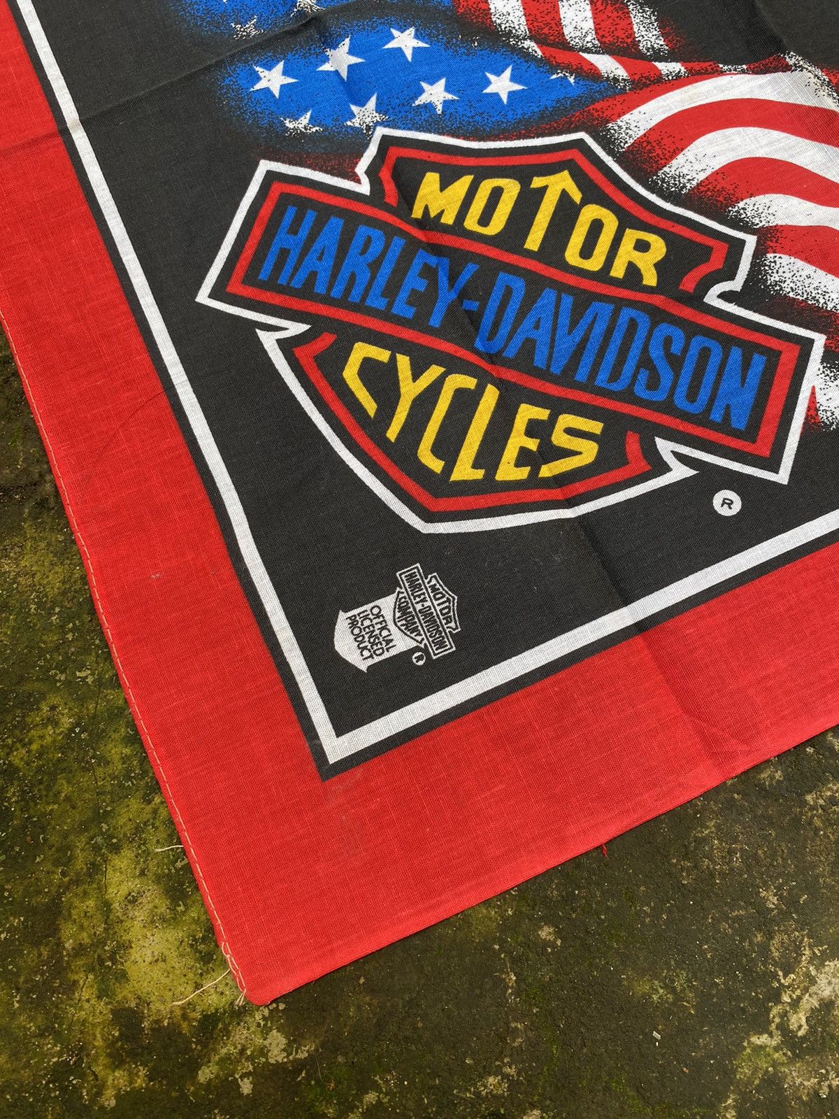 Harley Davidson × Vintage Vintage Harley Davidson bandana Size ONE SIZE - 5 Thumbnail