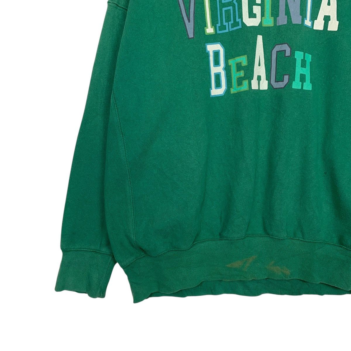 Japanese Brand Virginia Beach Crewneck Sweatshirt Size M / US 6-8 / IT 42-44 - 3 Thumbnail
