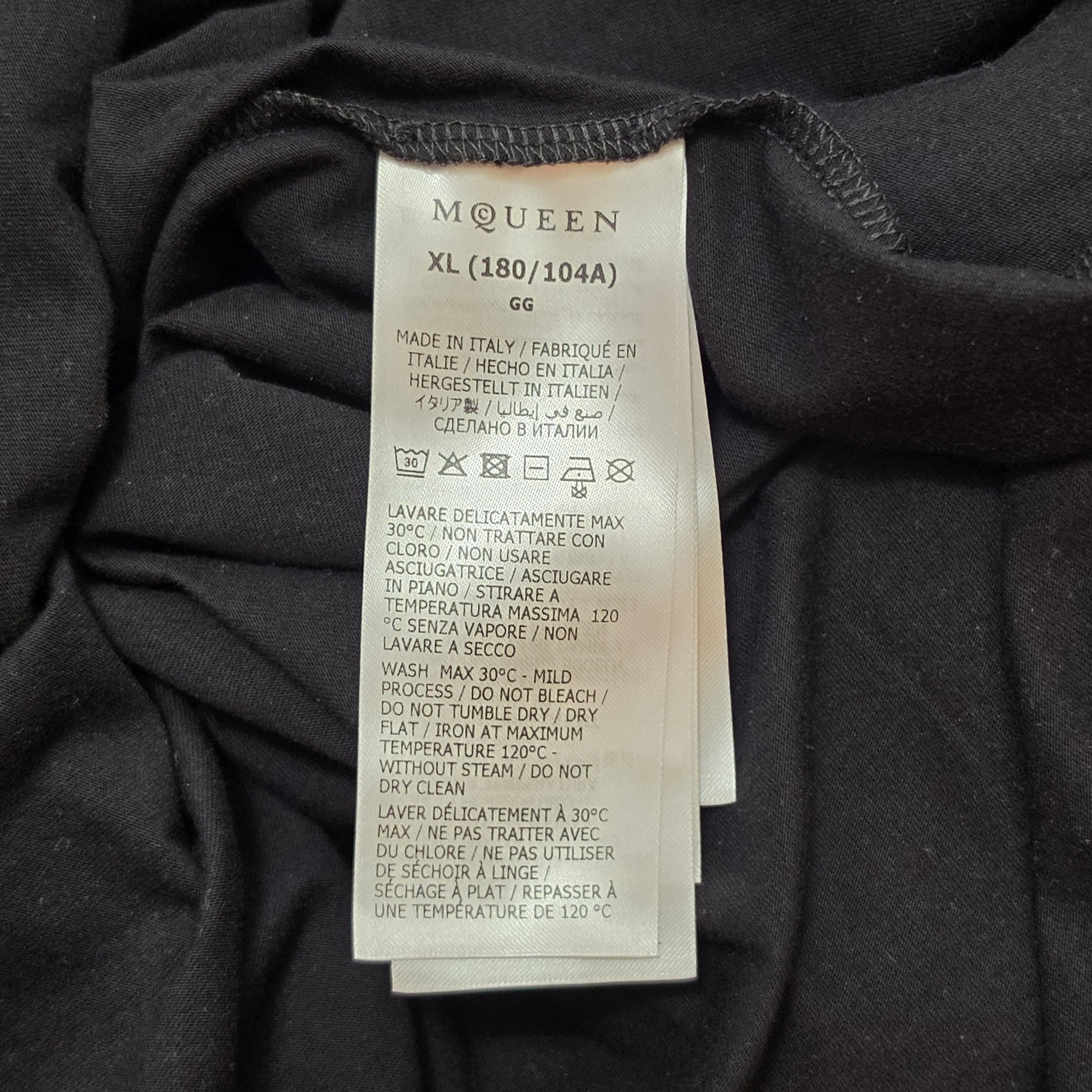 Alexander McQueen Embroidered logo t-shirt Size US XL / EU 56 / 4 - 5 Thumbnail